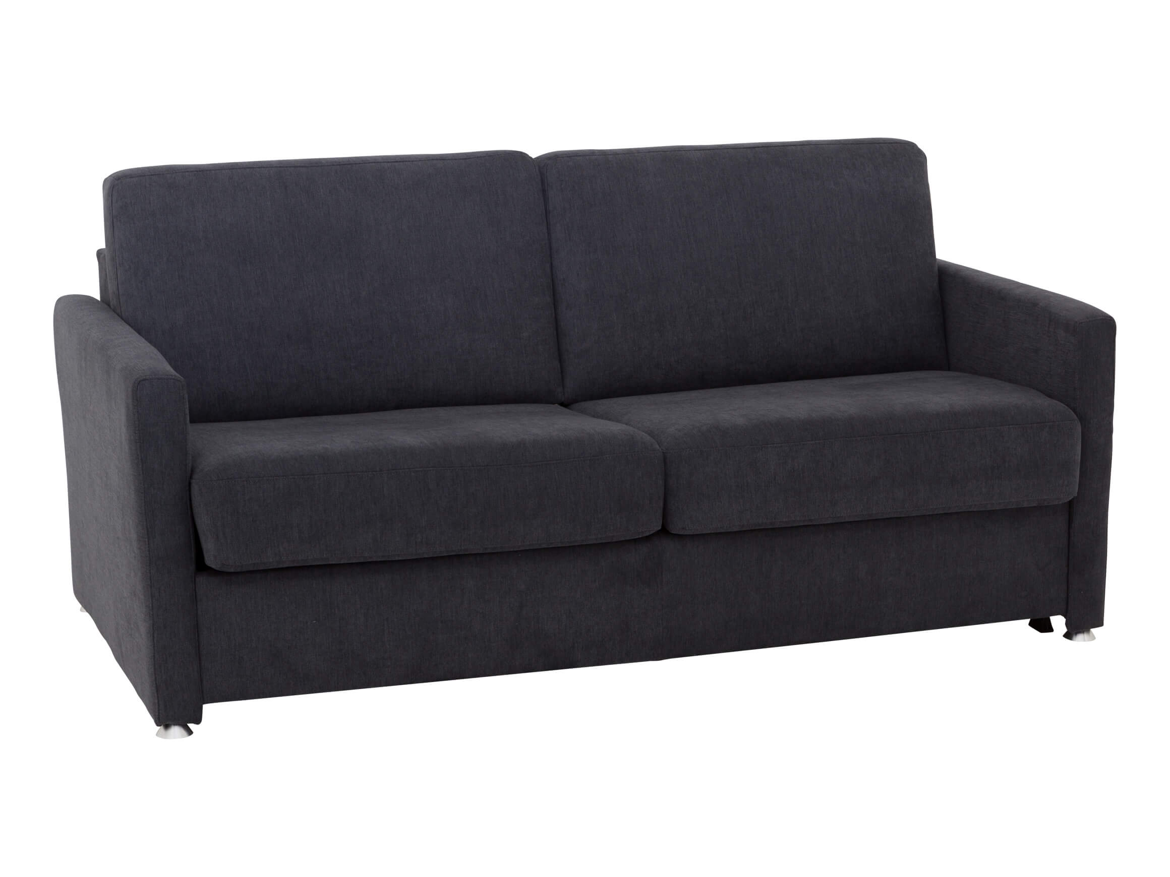 Bettsofa Moreno, Faltgestell, Anthrazit, b 176 - 216