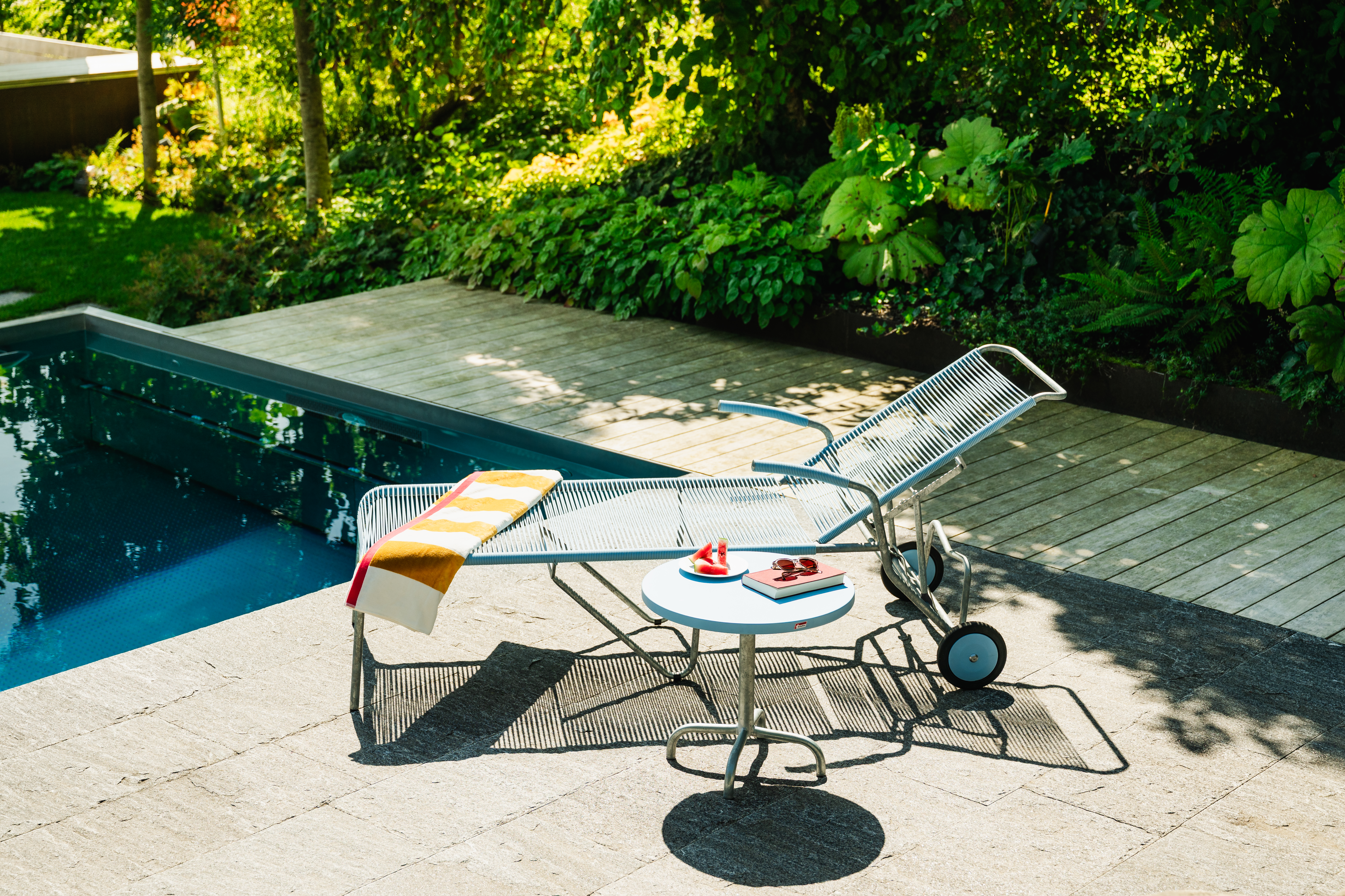 Rollenliege Spaghetti Säntis Feuerverzinkt von Schaffner / Farbe: Terracotta / Grösse: x cm