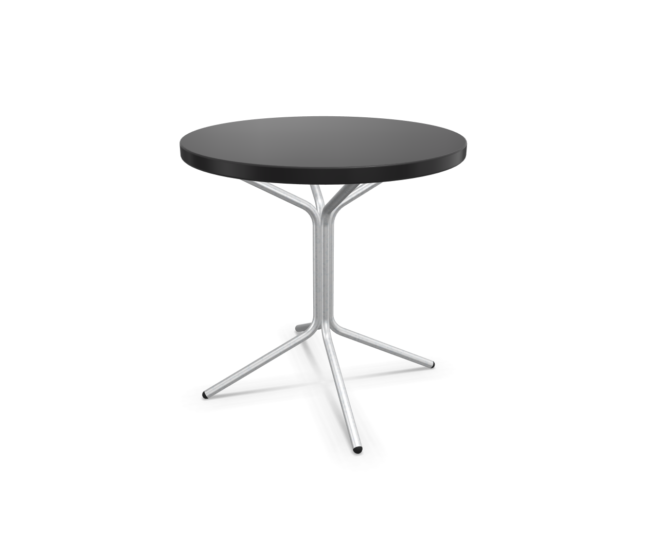 Metall-Beistelltisch Pix Rund Feuerverzinkt von Schaffner / Farbe: Schwarz / DxH: 54 x 54 cm