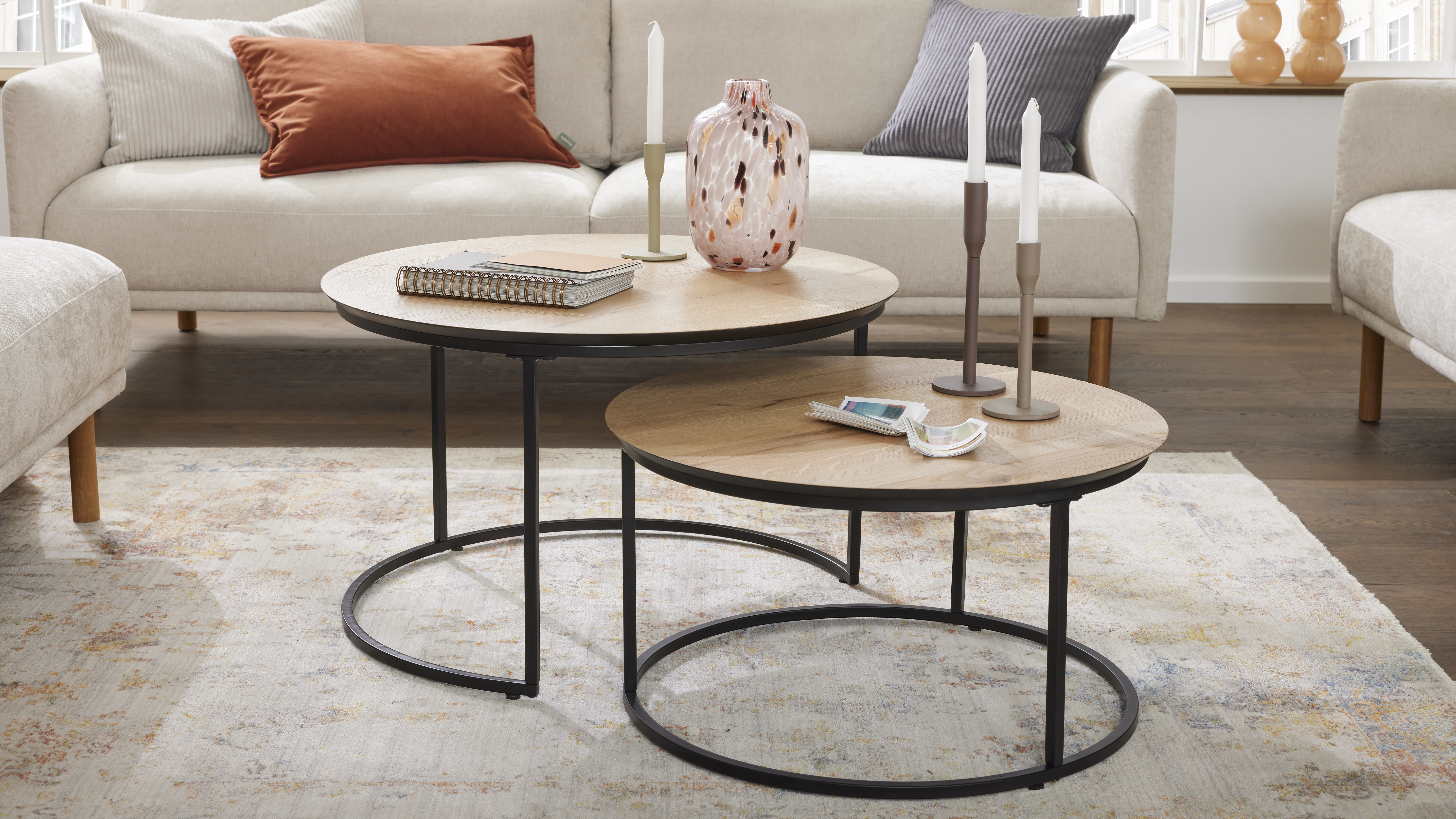 Coffee table set 1-2 Roomio No. 2002 Gutmann / Colour: