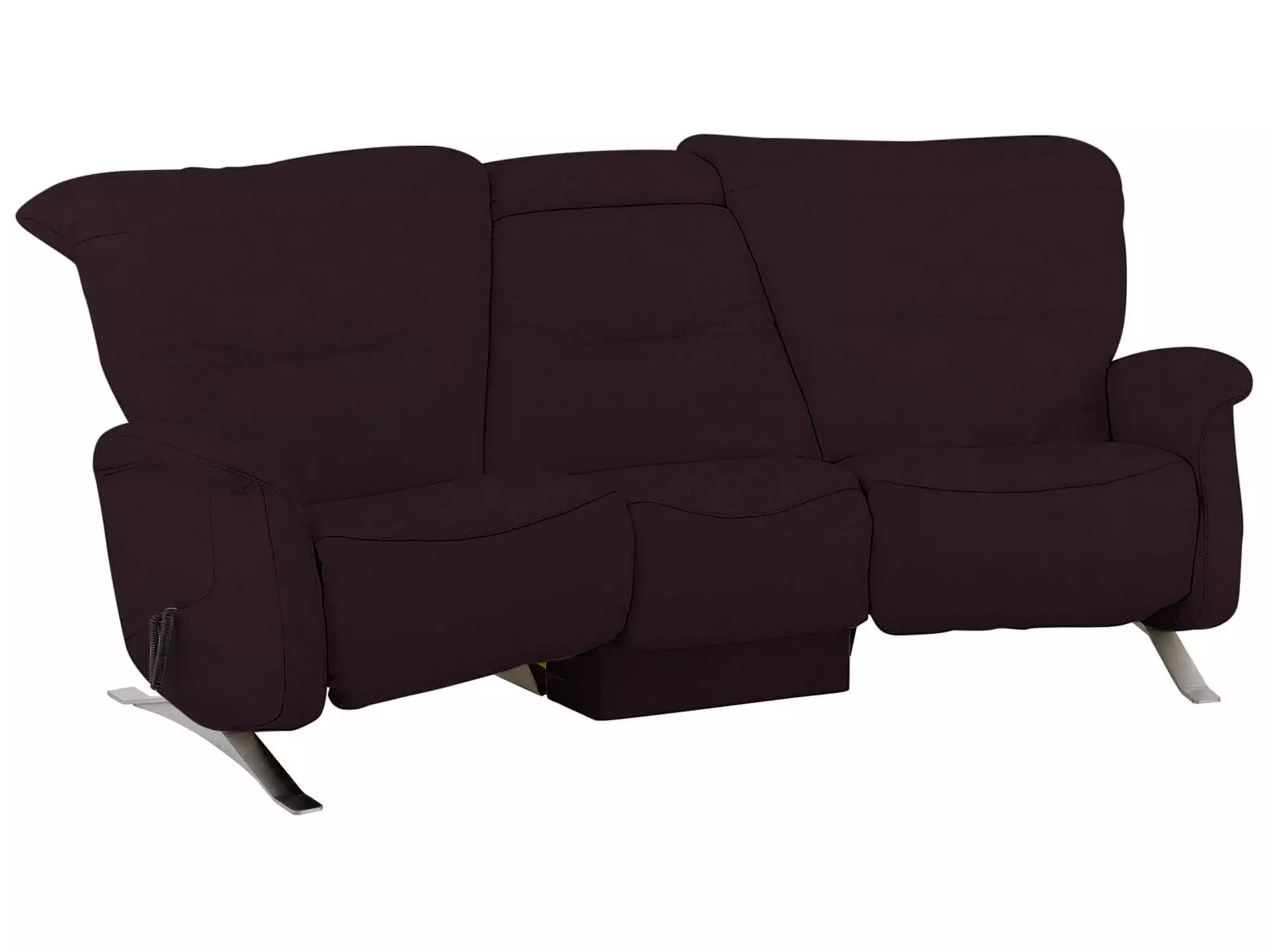 Sofa Calea Basic Himolla / Farbe: Pflaume / Material: Stoff Basic
