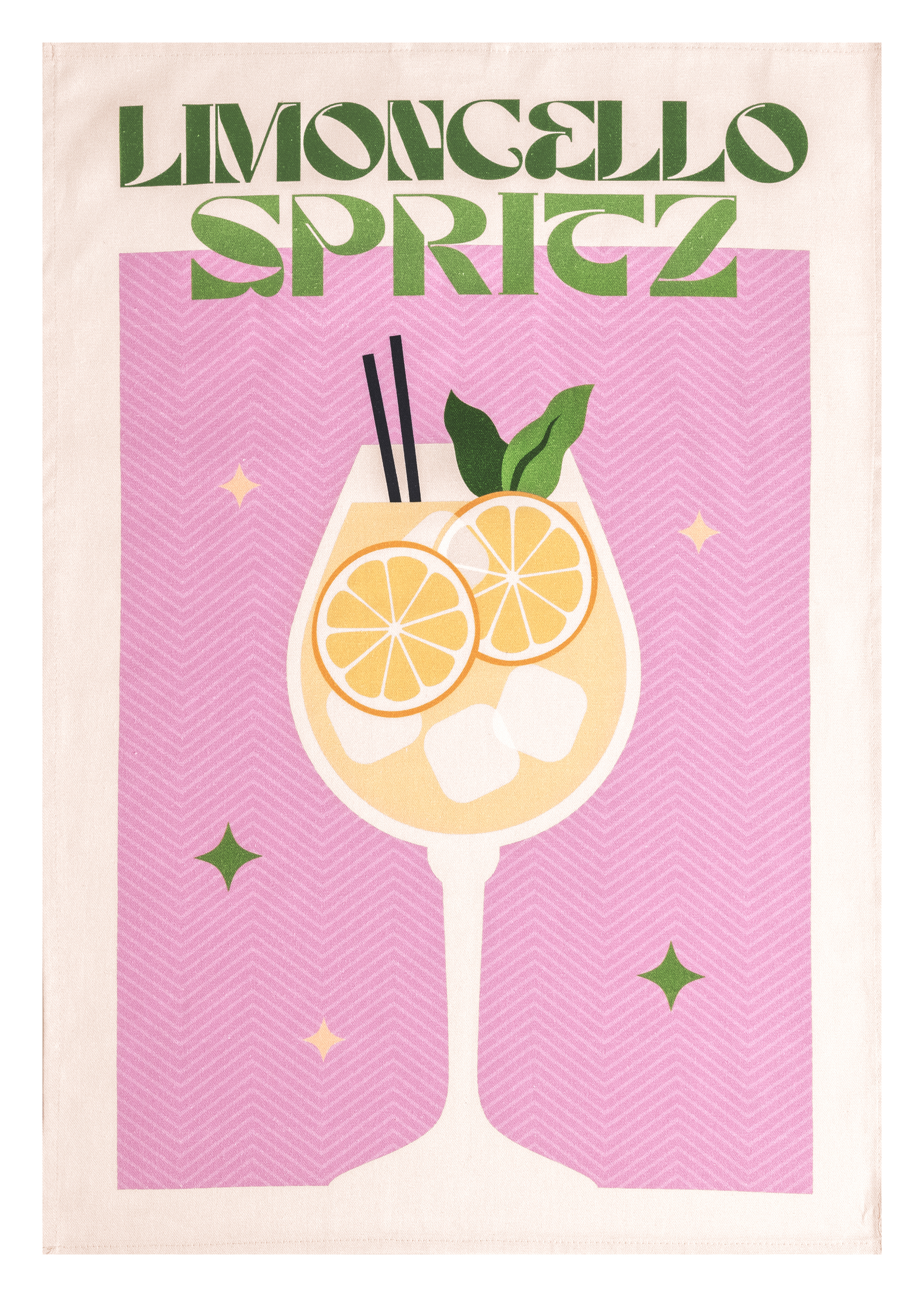 Magma Geschirrtuch Saluti Limoncello Mehrfarbig | Schubiger Möbel