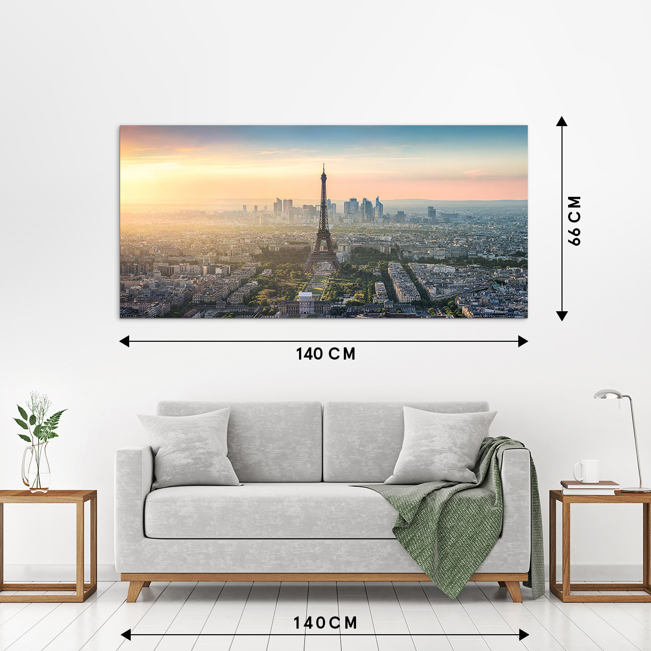 Acrylglasbild Sunrise in Paris image LAND