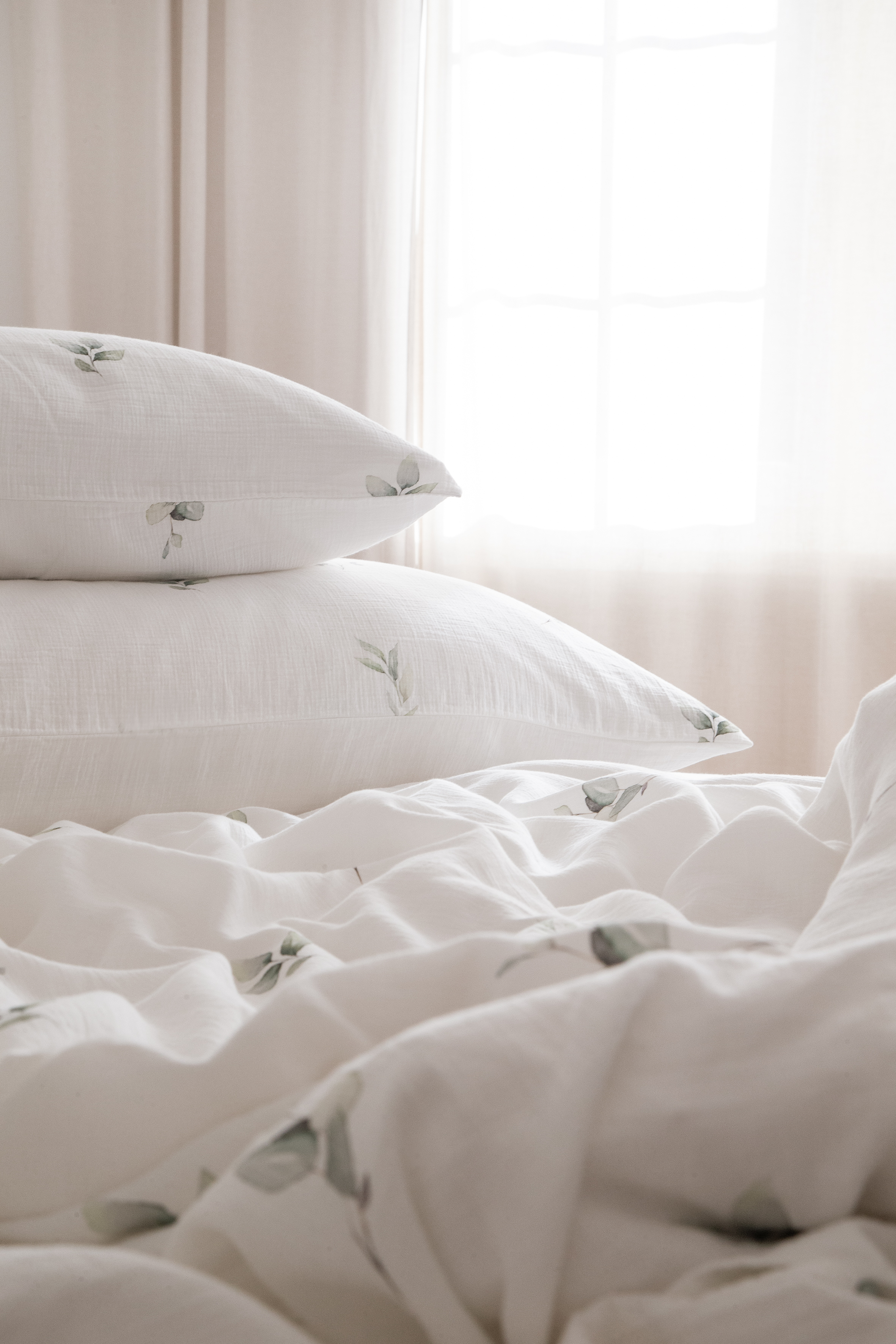 Bettwäsche Alva Weiss/grün B: 160 cm Sander AG