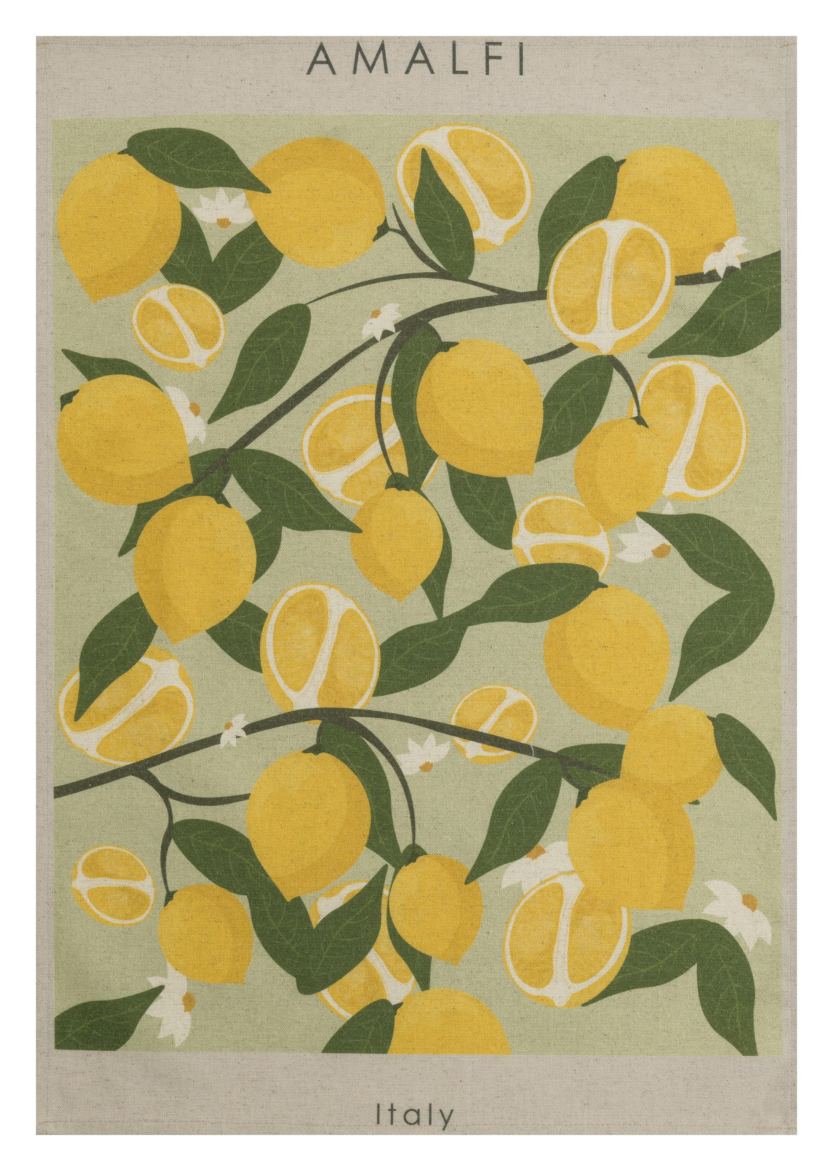 Geschirrtuch Citron, Gelb B: 50 cm Magma