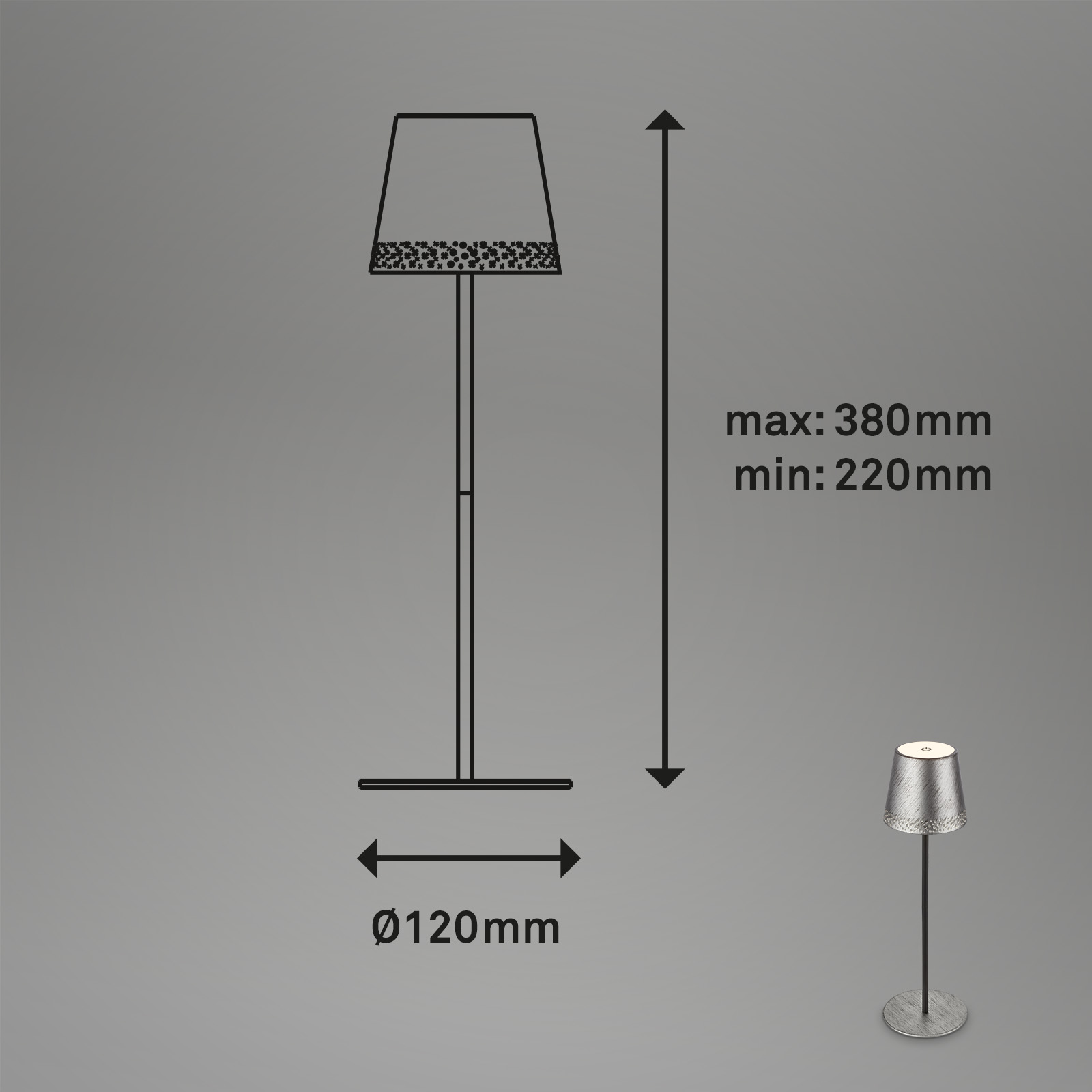 Tischlampe Franzi Ribaglob