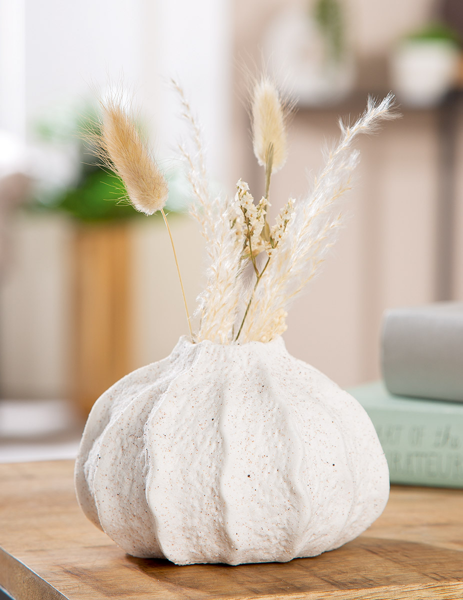 Vase Corallo, Porzellan, Creme H: 8 cm Gilde