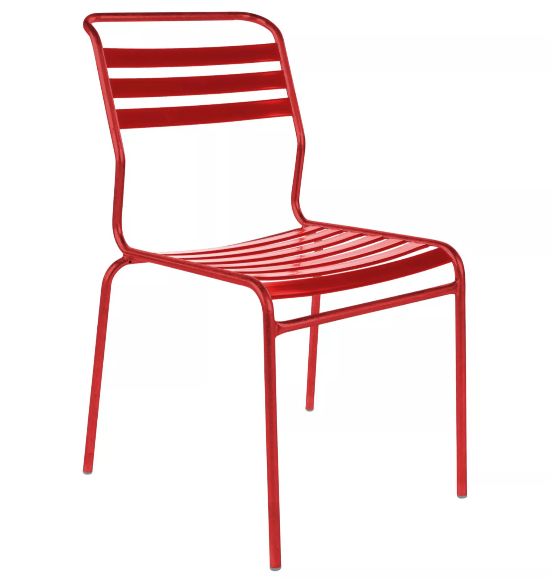 Lättli-Stuhl Säntis Schaffner / Farbe: Rot