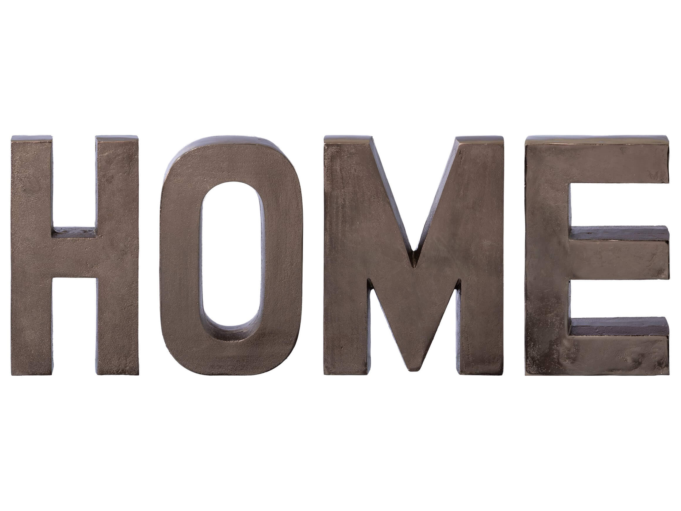 Schriftzug Home, Anthrazit H: 30 cm Gasper