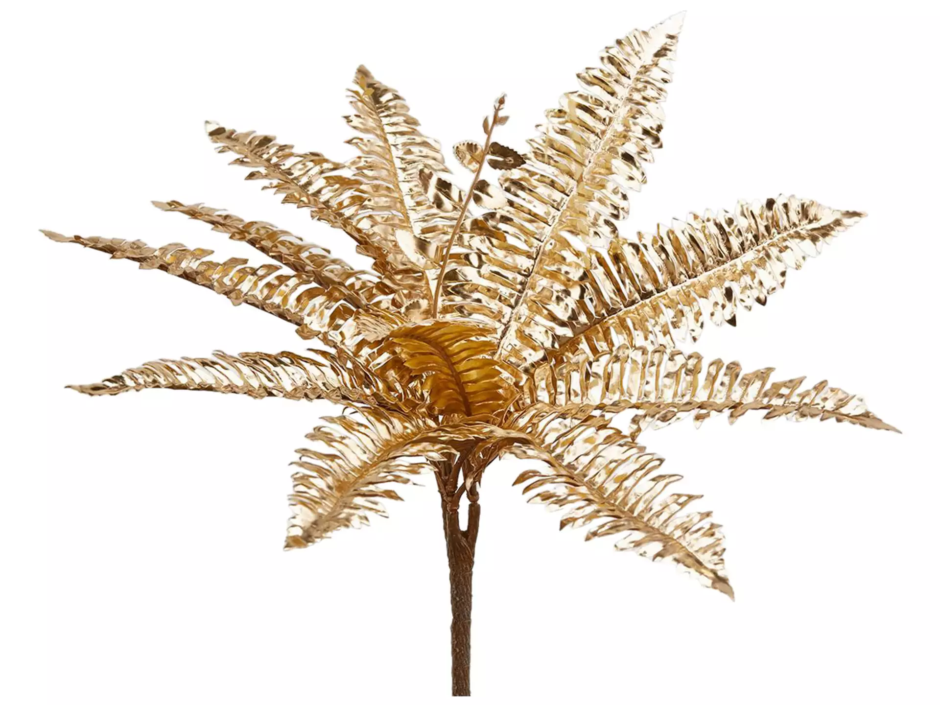 Kunstblume Farn Gold H: 40 cm Edg