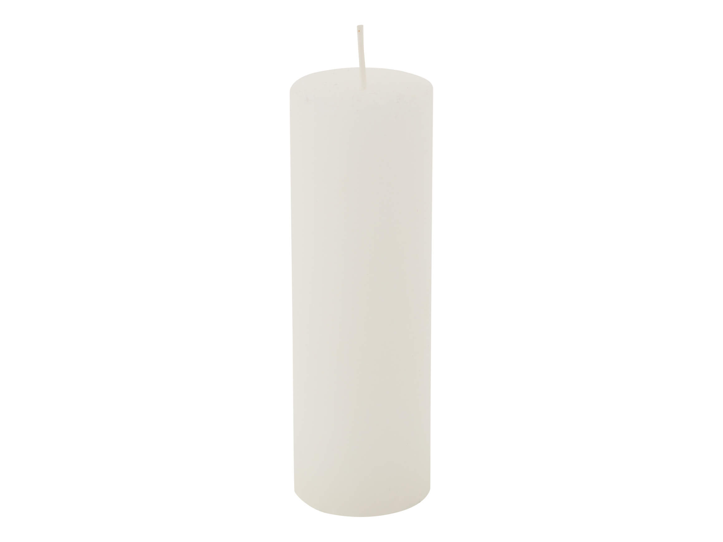 Bougie, blanche, forme cylindrique, diamètre 5 cm h 10 cm