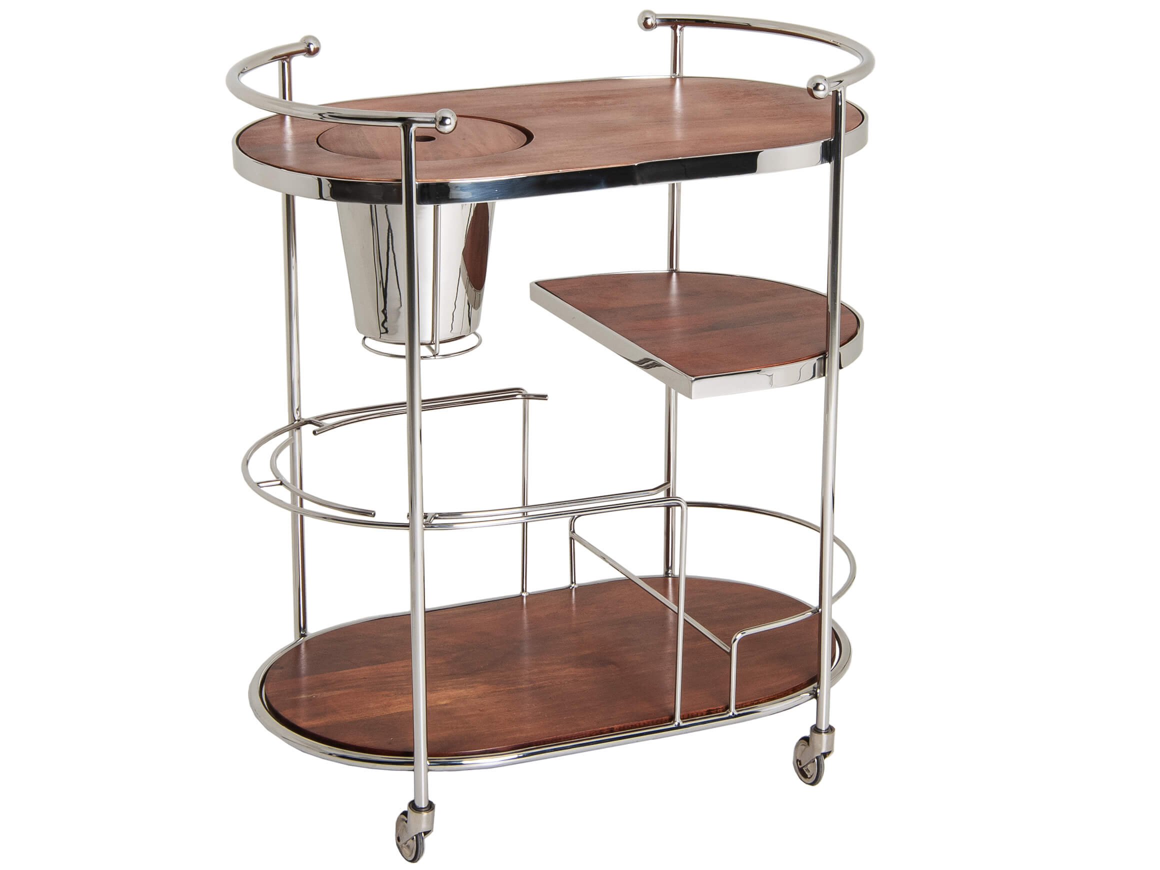 Paul Abhika serving trolley