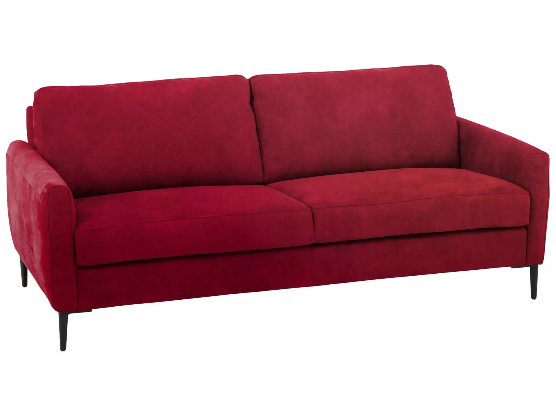 Sofa Antonio Basic B: 176 cm Schillig Willi / Farbe: Ruby Red / Material: Leder Basic