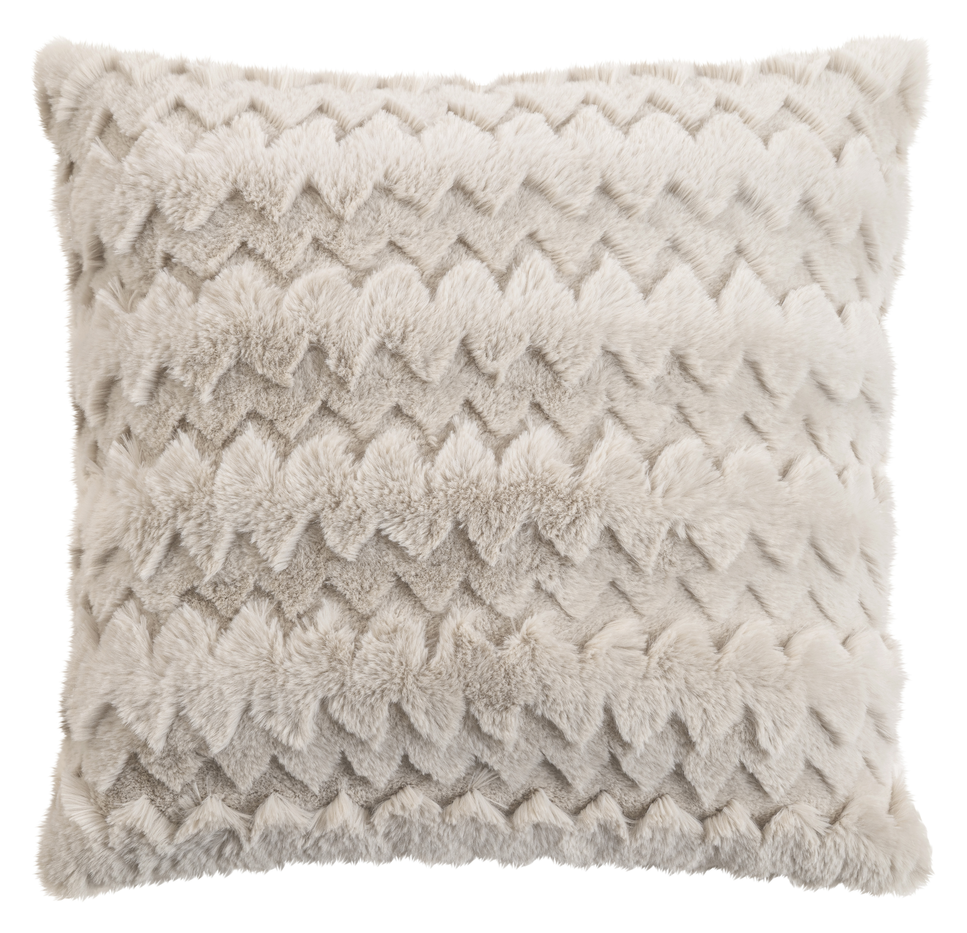 Kissenhülle Plush, Taupe Magma