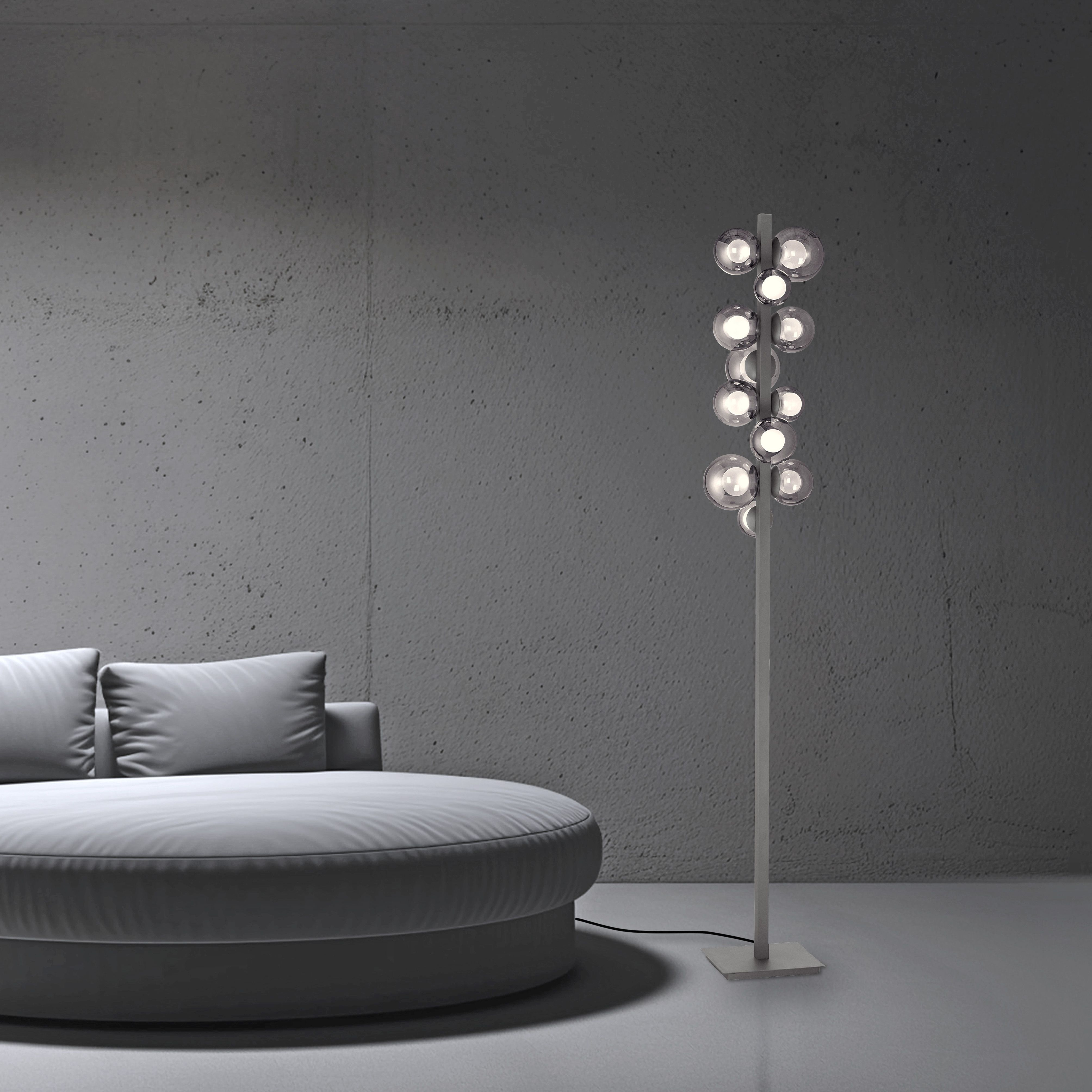 Stehlampe Crystal Mist H: 160 cm Ribaglob