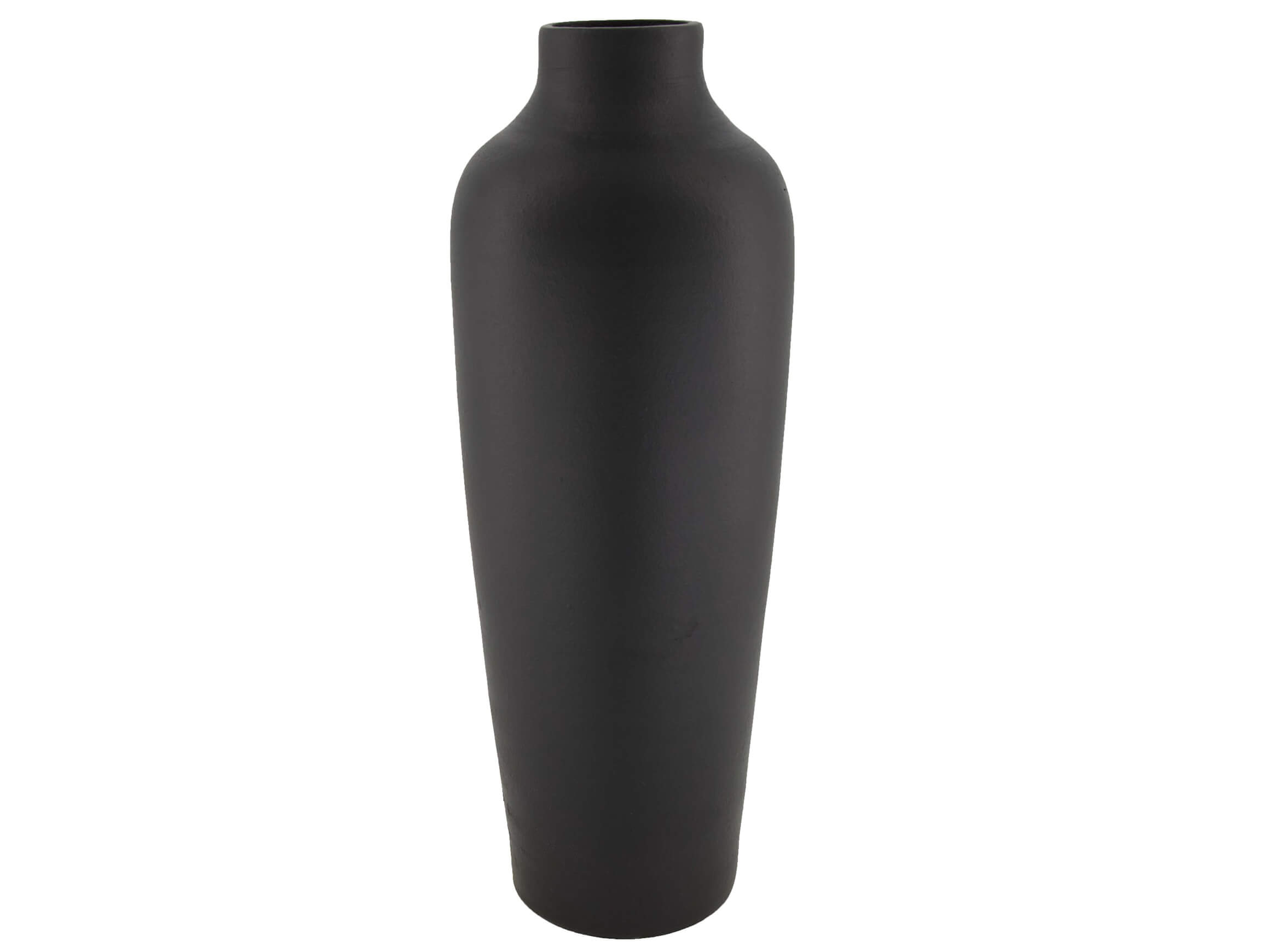 Vase Keramik Schwarz H: 14 cm Decofinder