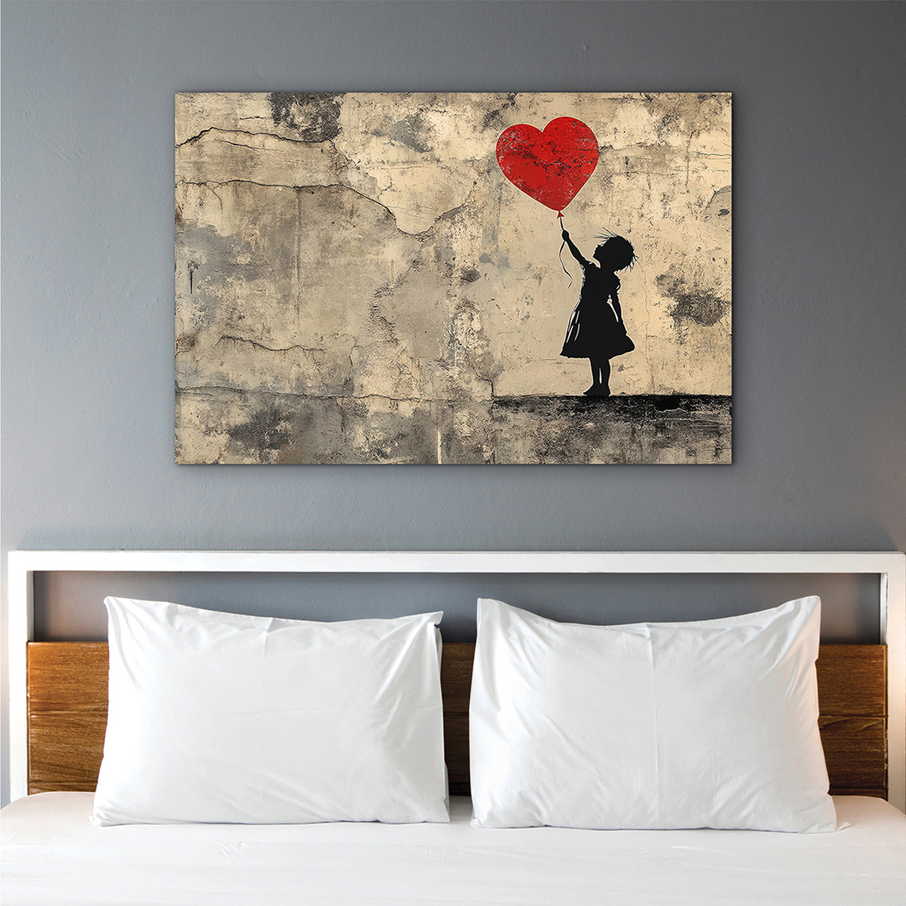 Canvas-Love Balloon-image LAND