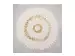 Bild Mandala in Weiss-Gold image LAND / Grösse: 100 x 100 cm