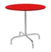 Metall-Tisch Rigi Rund Schaffner / Farbe: Rot