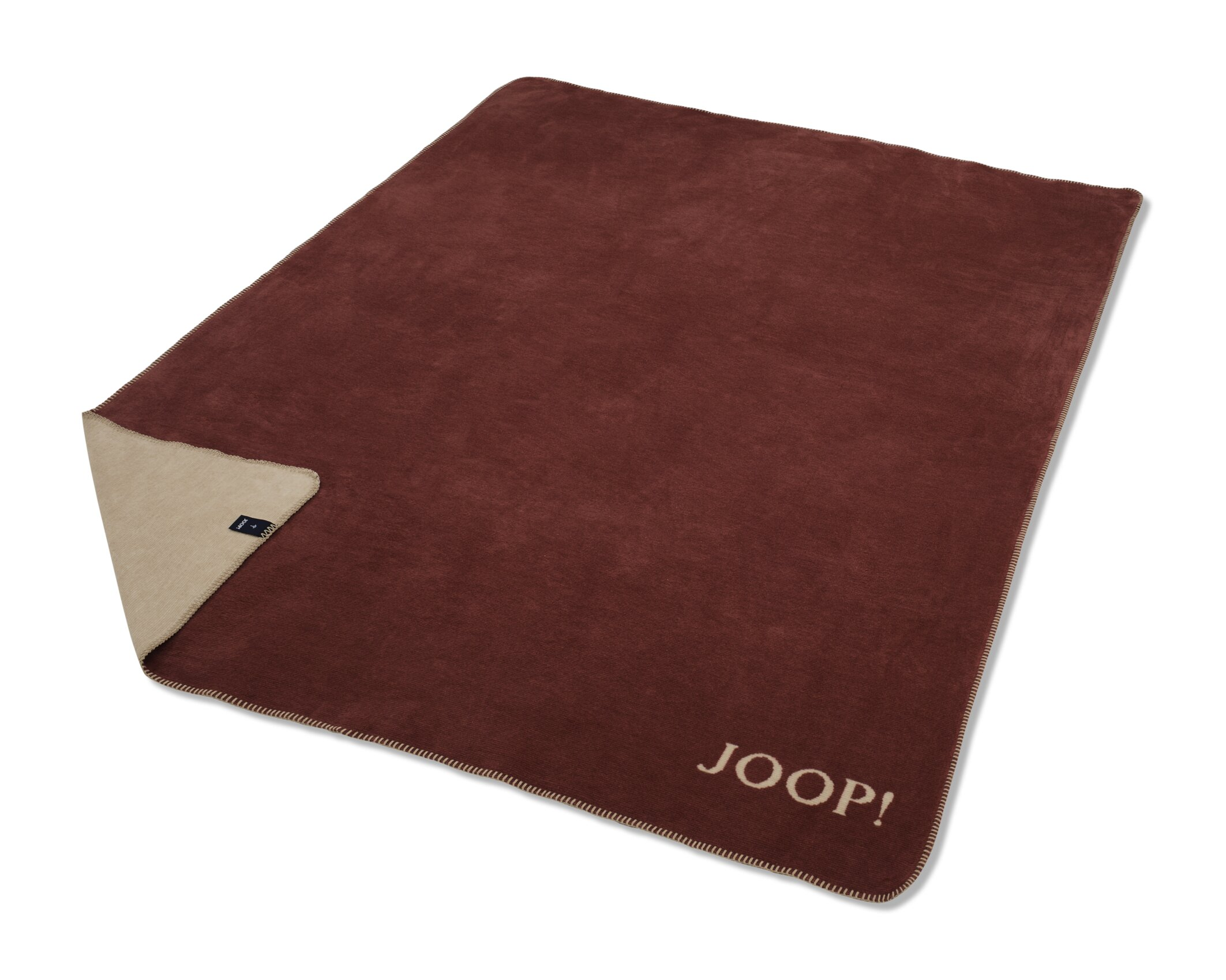 Plaid Plaid Melange-DF, Siena-Natur 150 x 200 cm von Joop