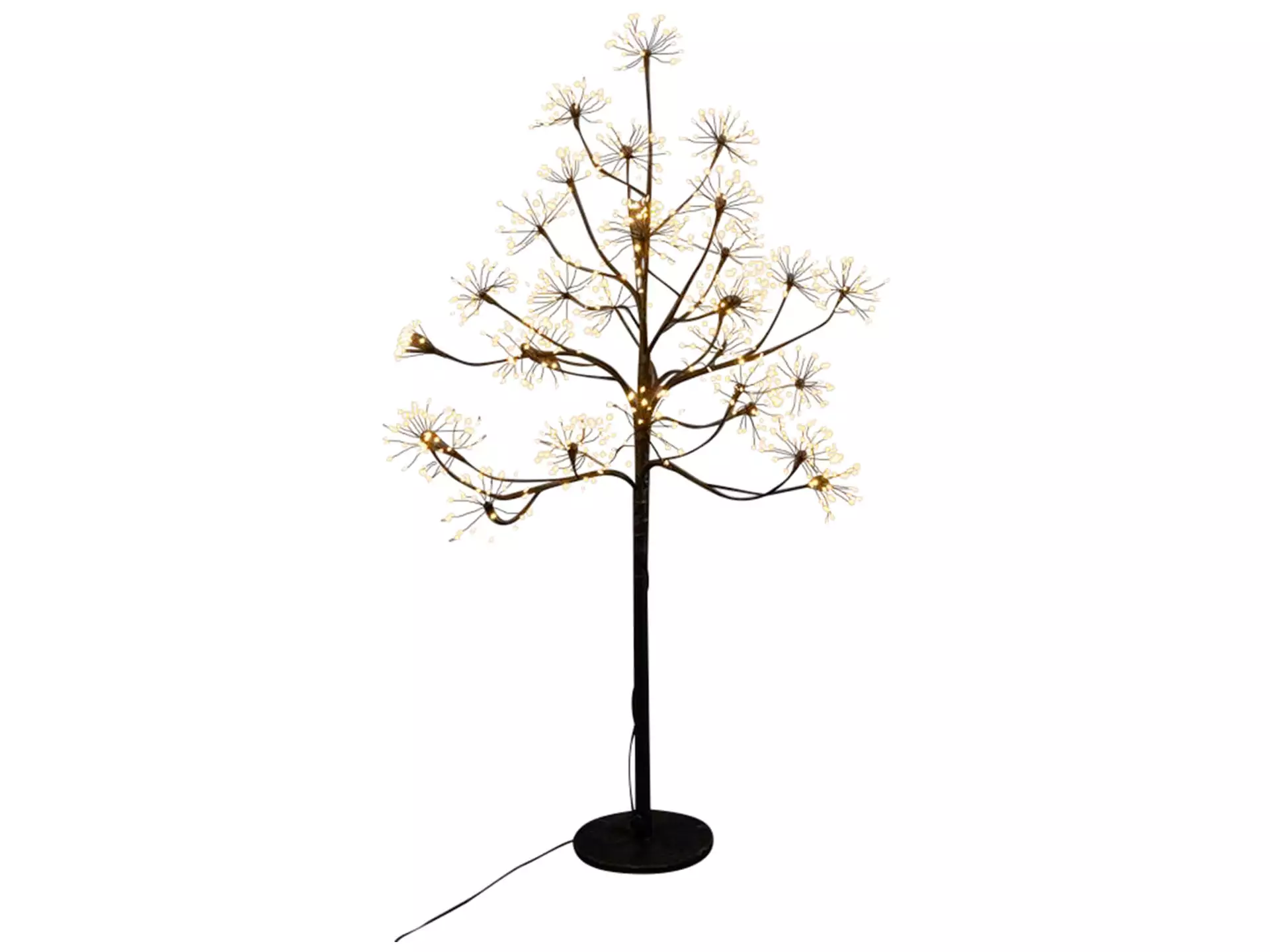 Weihnachtsbaum Metall 896 Led Schwarz H: 120 cm Edg