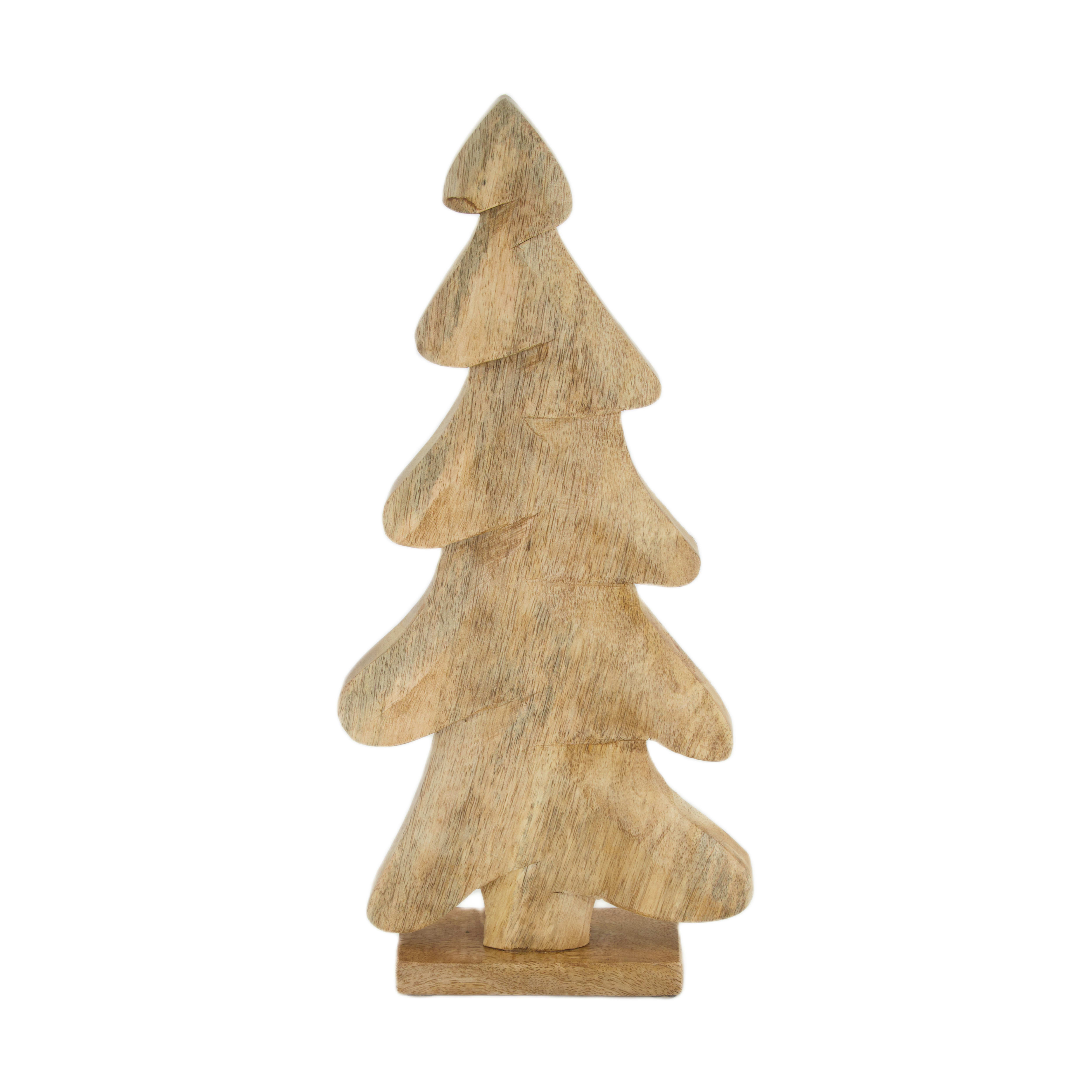Figur Baum, Mangoholz H: 38 cm Decofinder