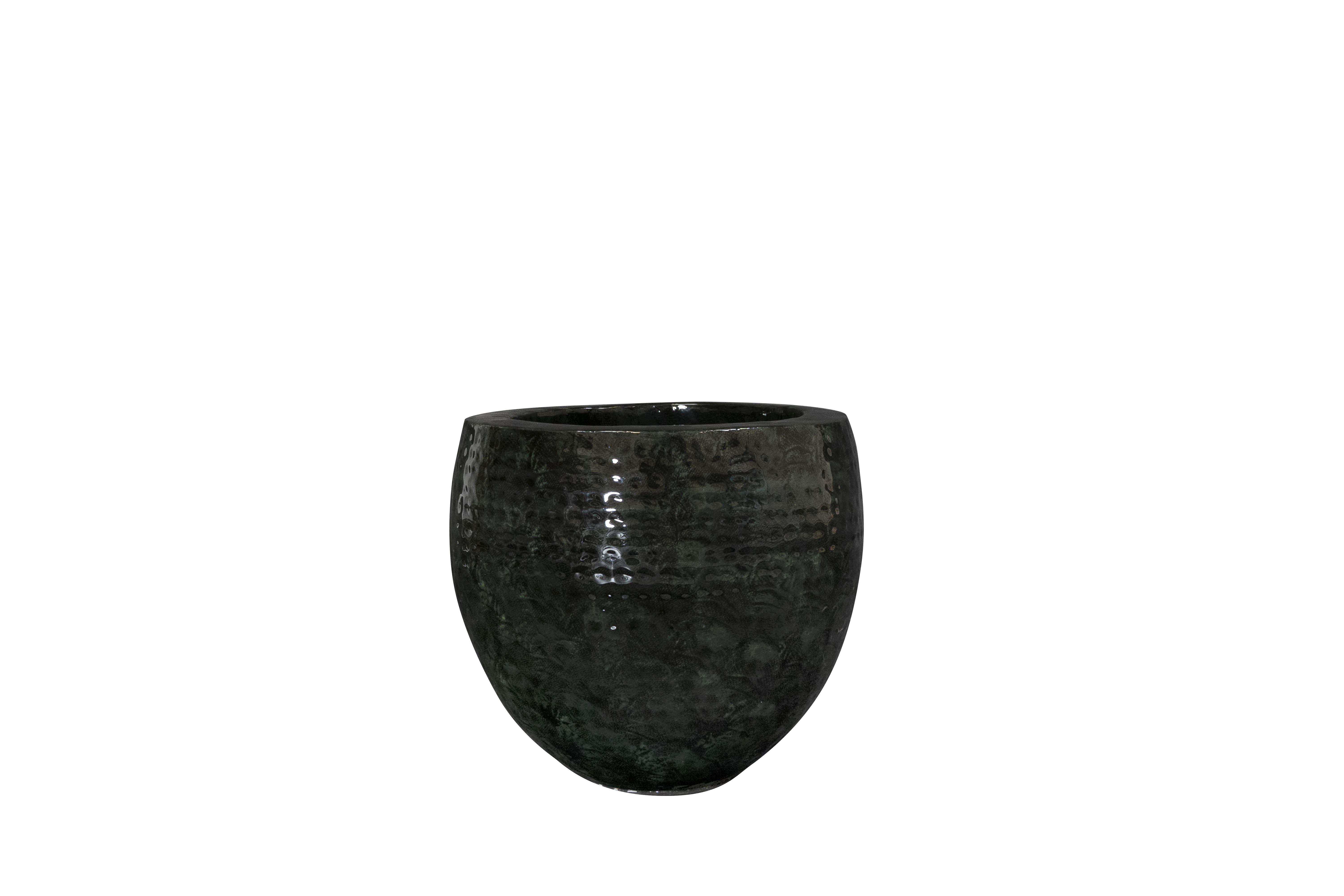 Decofinder Gefäss Thom, Metall, Schwarz H: 27 cm  | Schubiger Möbel