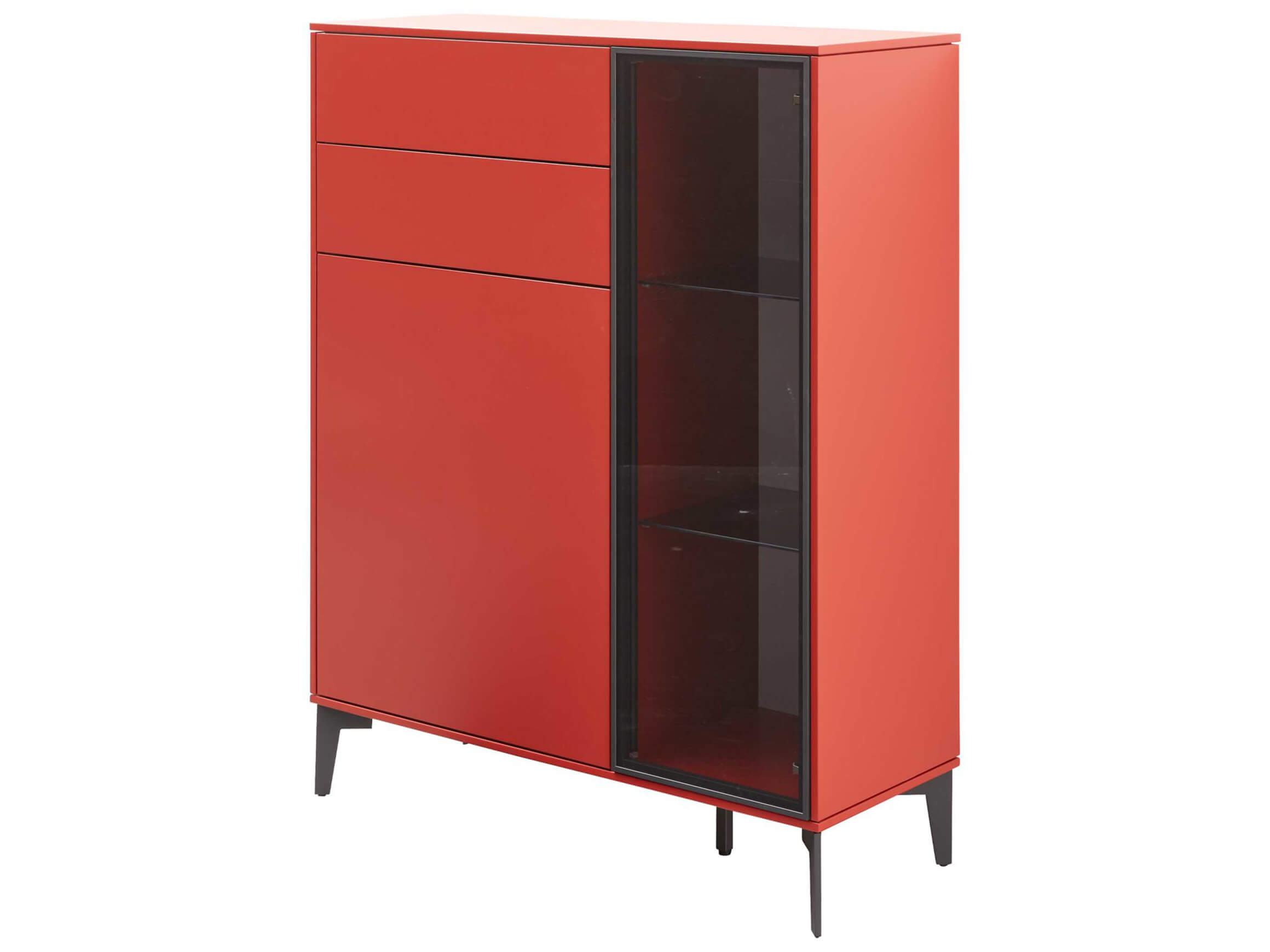 Highboard Thales Die Hausmarke / Farbe: Rubinrot