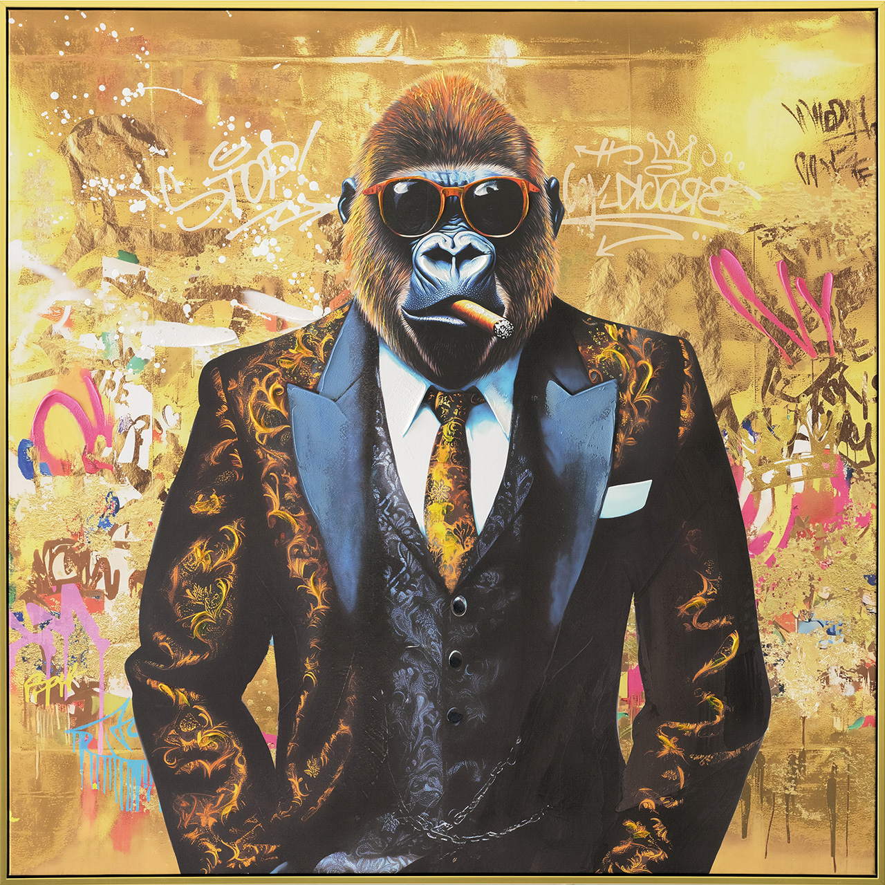 Gemälde-Gorilla Style-image LAND