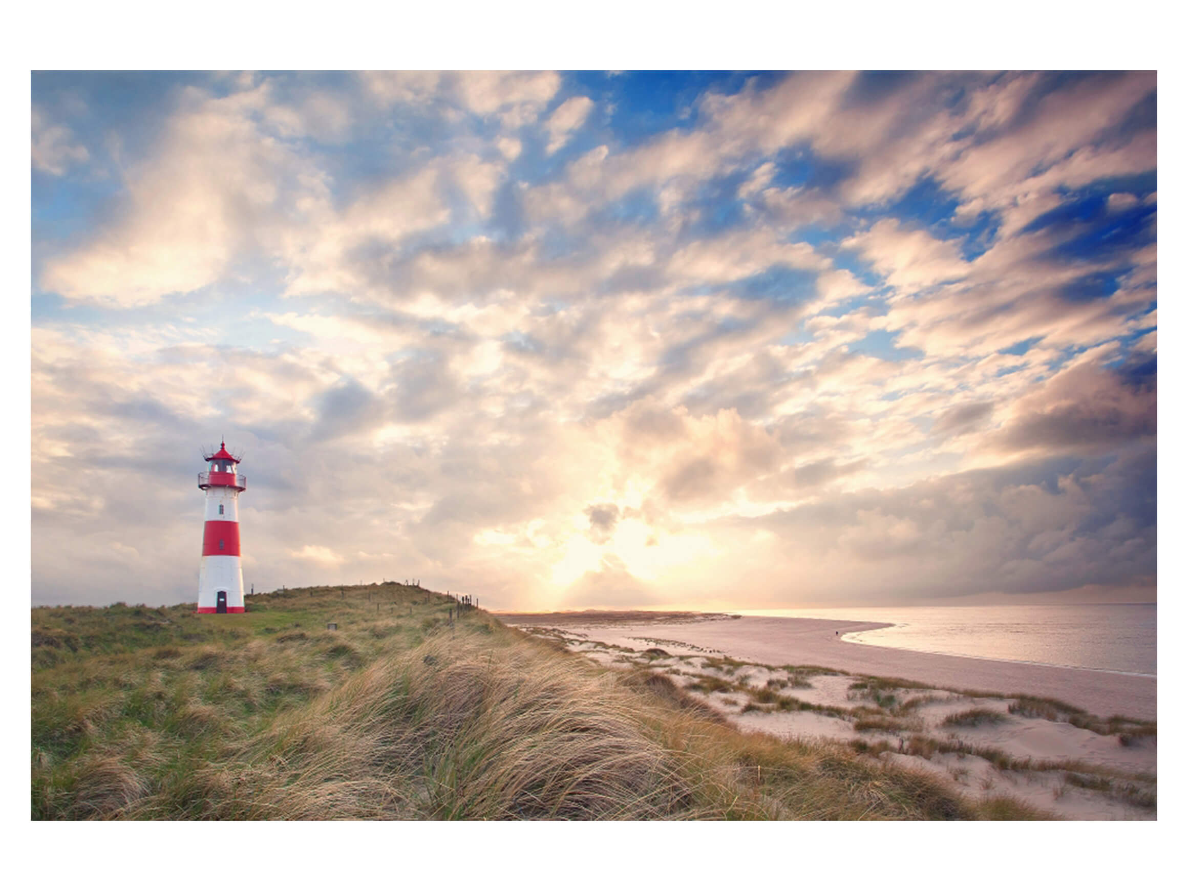 Digitaldruck auf Acrylglas Leuchtturm 2 image LAND / Grösse: 150 x 100 cm
