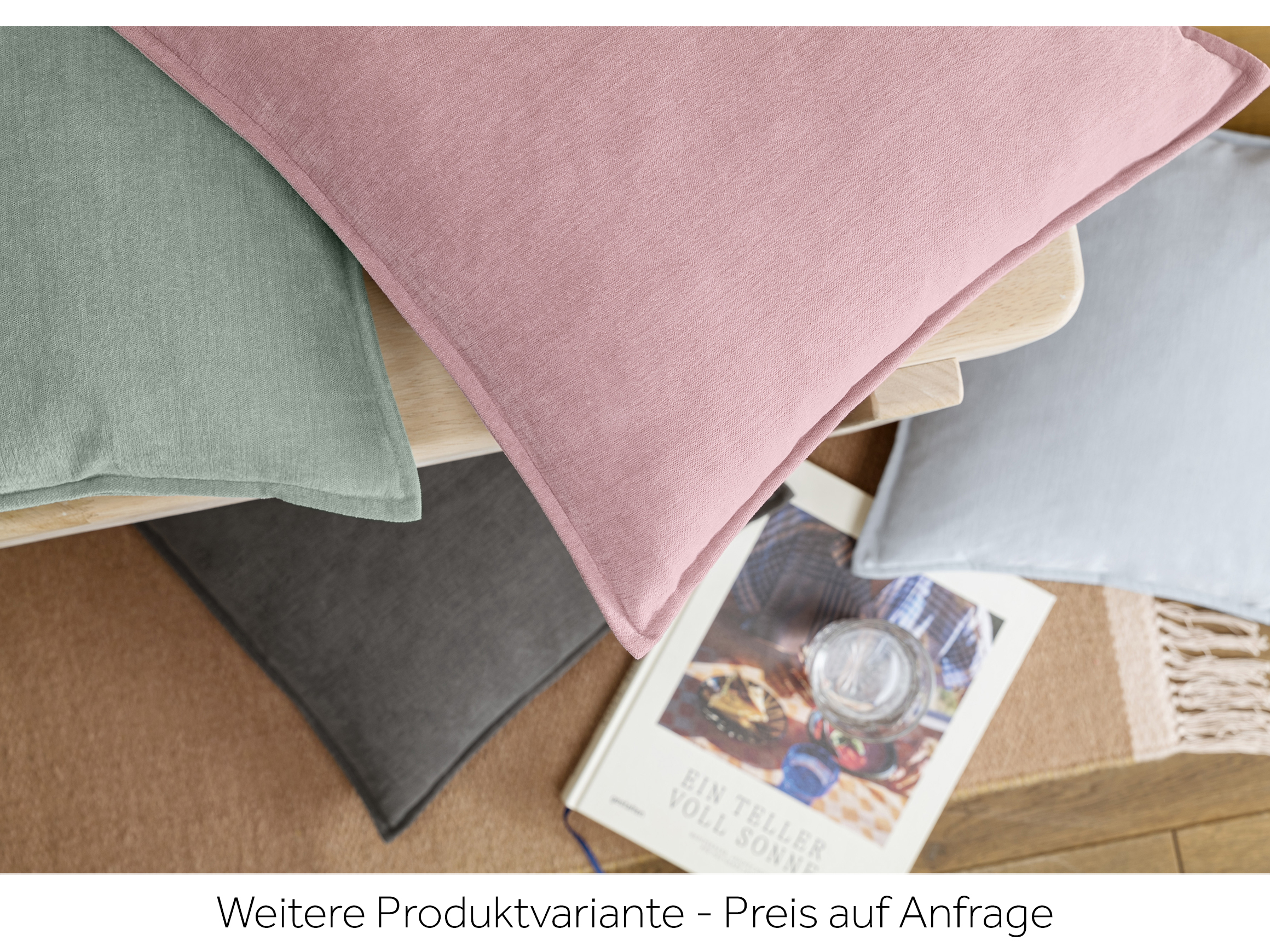 Kissenhülle Vento Grau 50x50 cm Magma