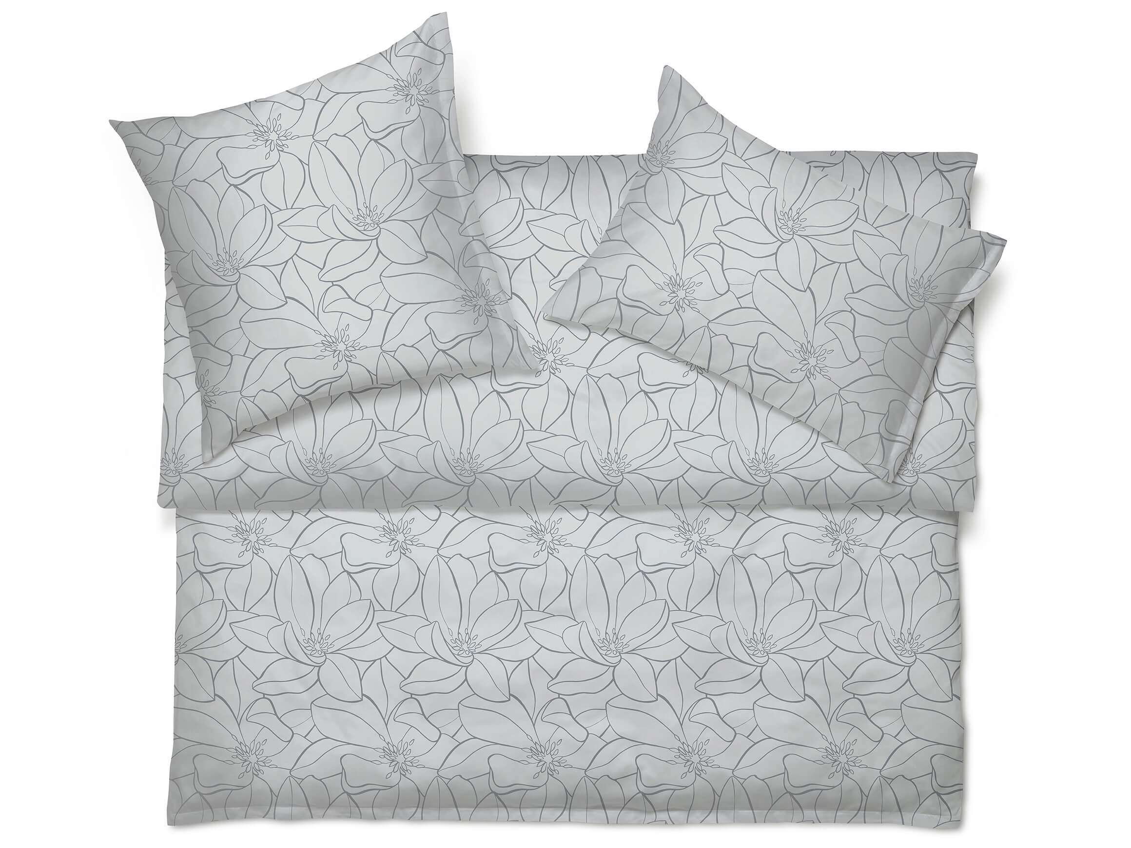 Kissenbezug Magnolia, Gris Schlossberg Textil AG