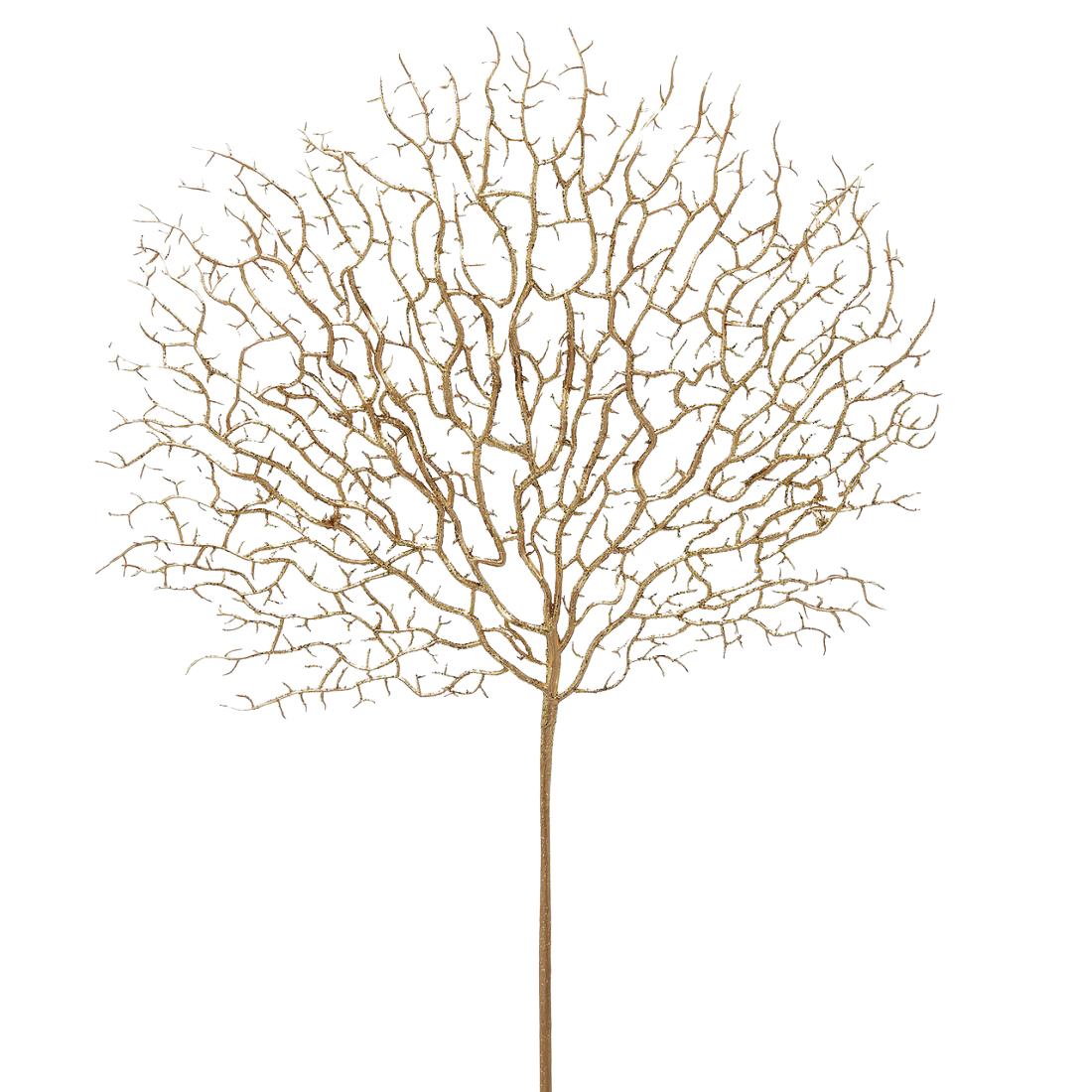 Kunstblumen Koralle Gold H: 77 cm Edg