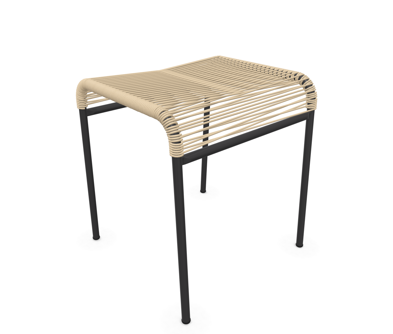 Schaffner Spaghetti-1er-Hocker Säntis Hoch Braun | Schubiger Möbel