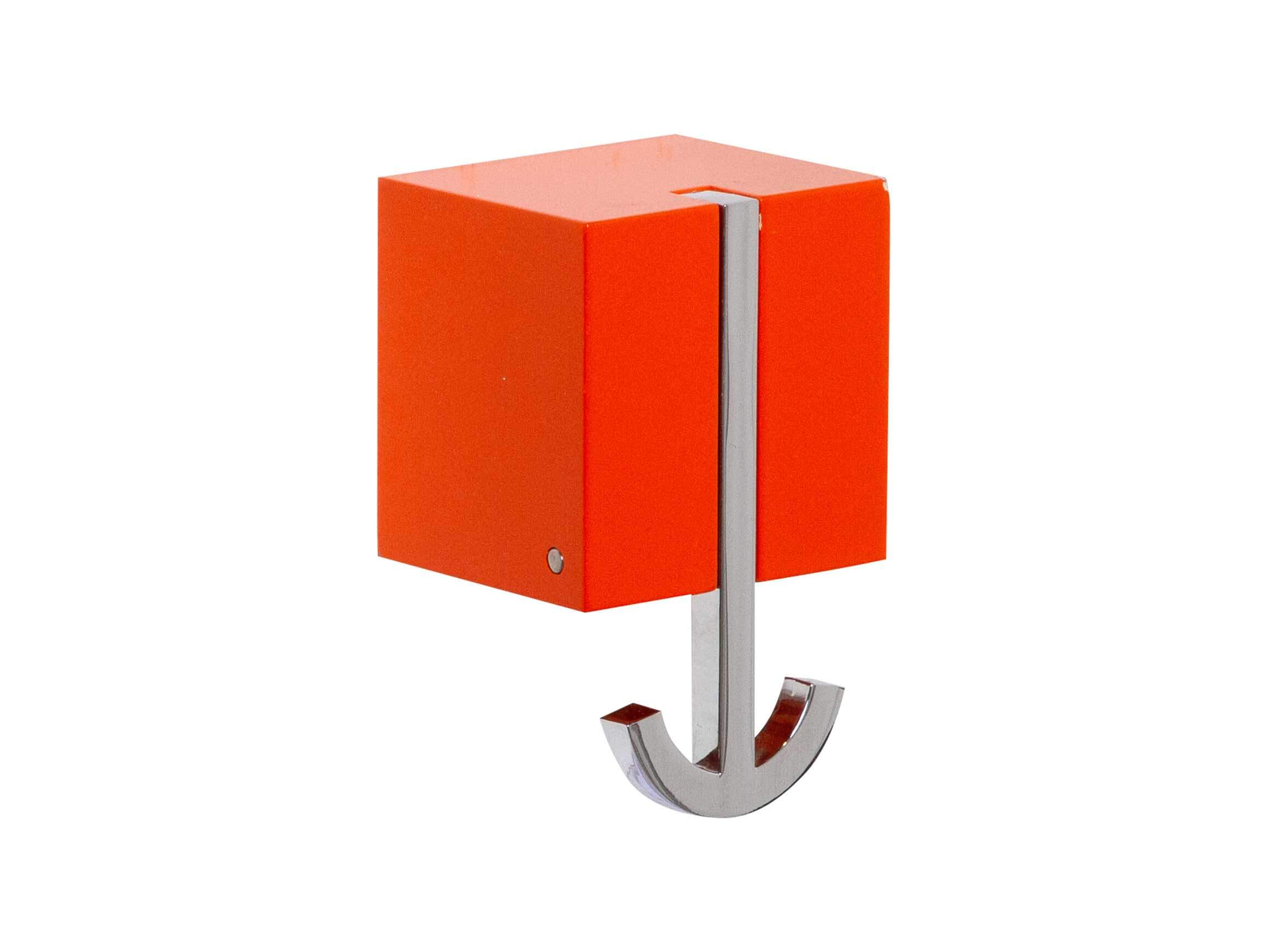 Klapphaken Ancora, Lack Orange, Gussteil Verchromt