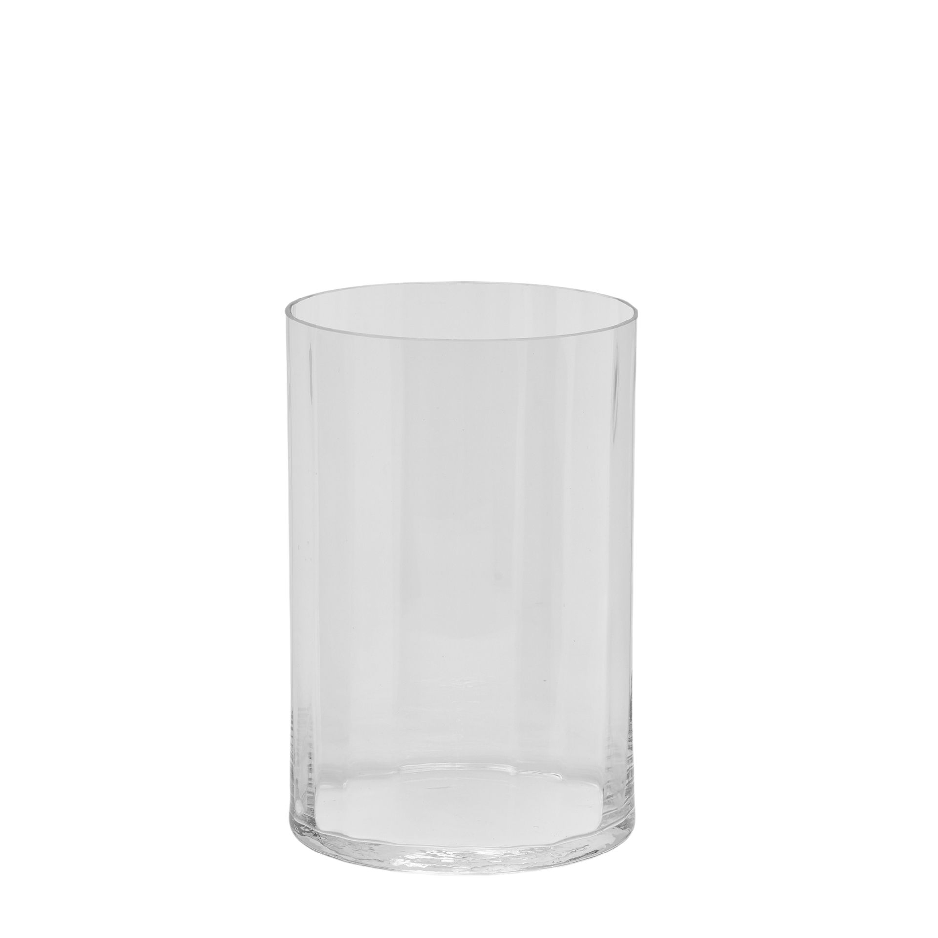 Vase Optisches Glas H: 30 cm Edg