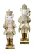 Figur-Maus, Royalty, Assortiert, Creme Gold H: 25 cm-Gilde