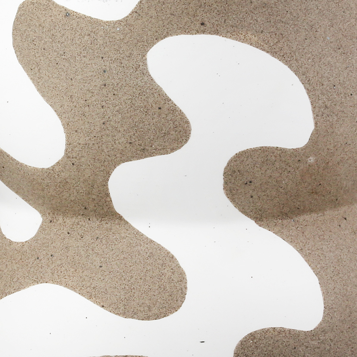 Vase Areno, Keramik, Beige, Grau, Weiss H: 35 cm Gilde