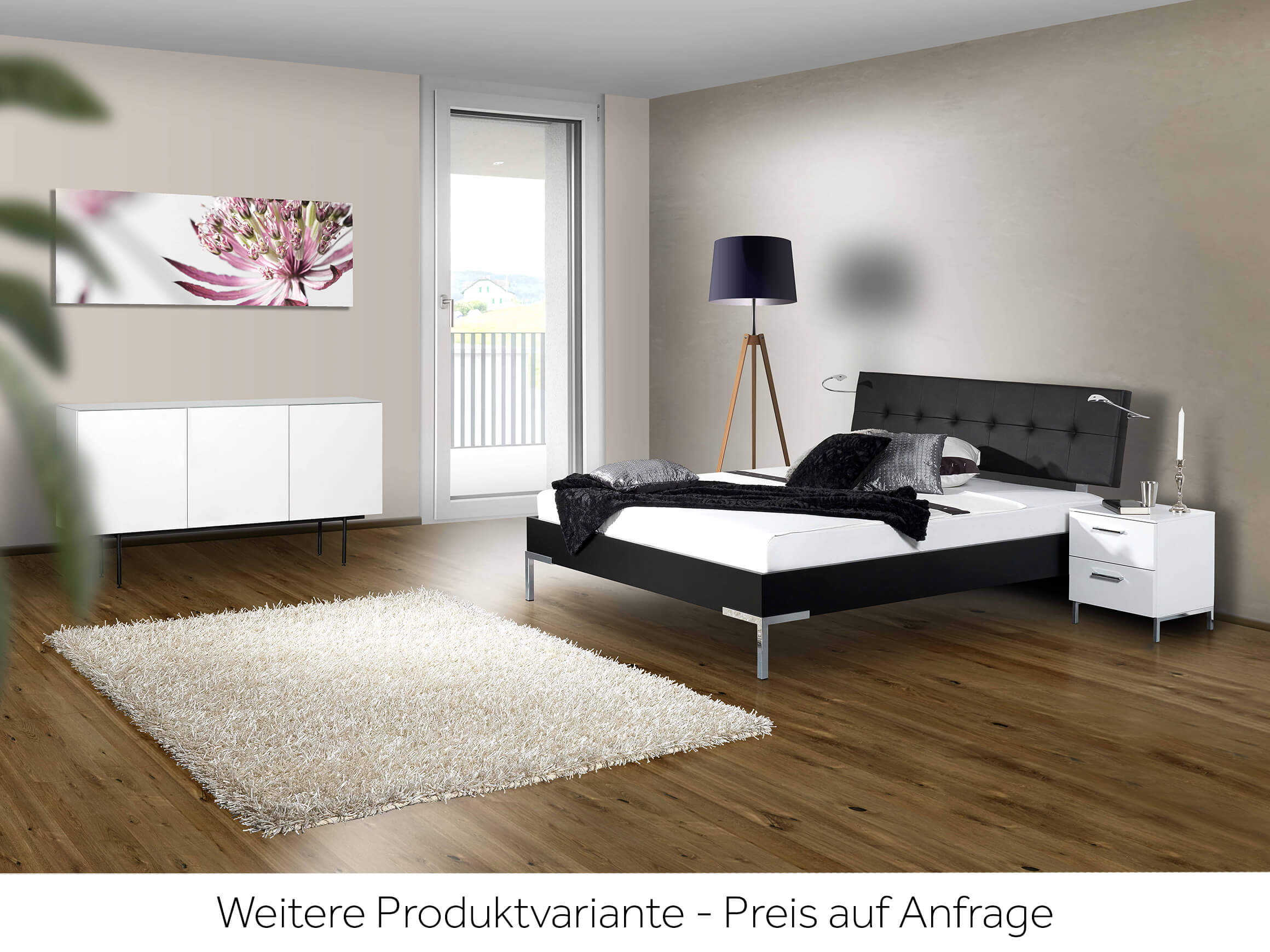 Genua Modular Bed / Sleeping area: 160 x 200 cm