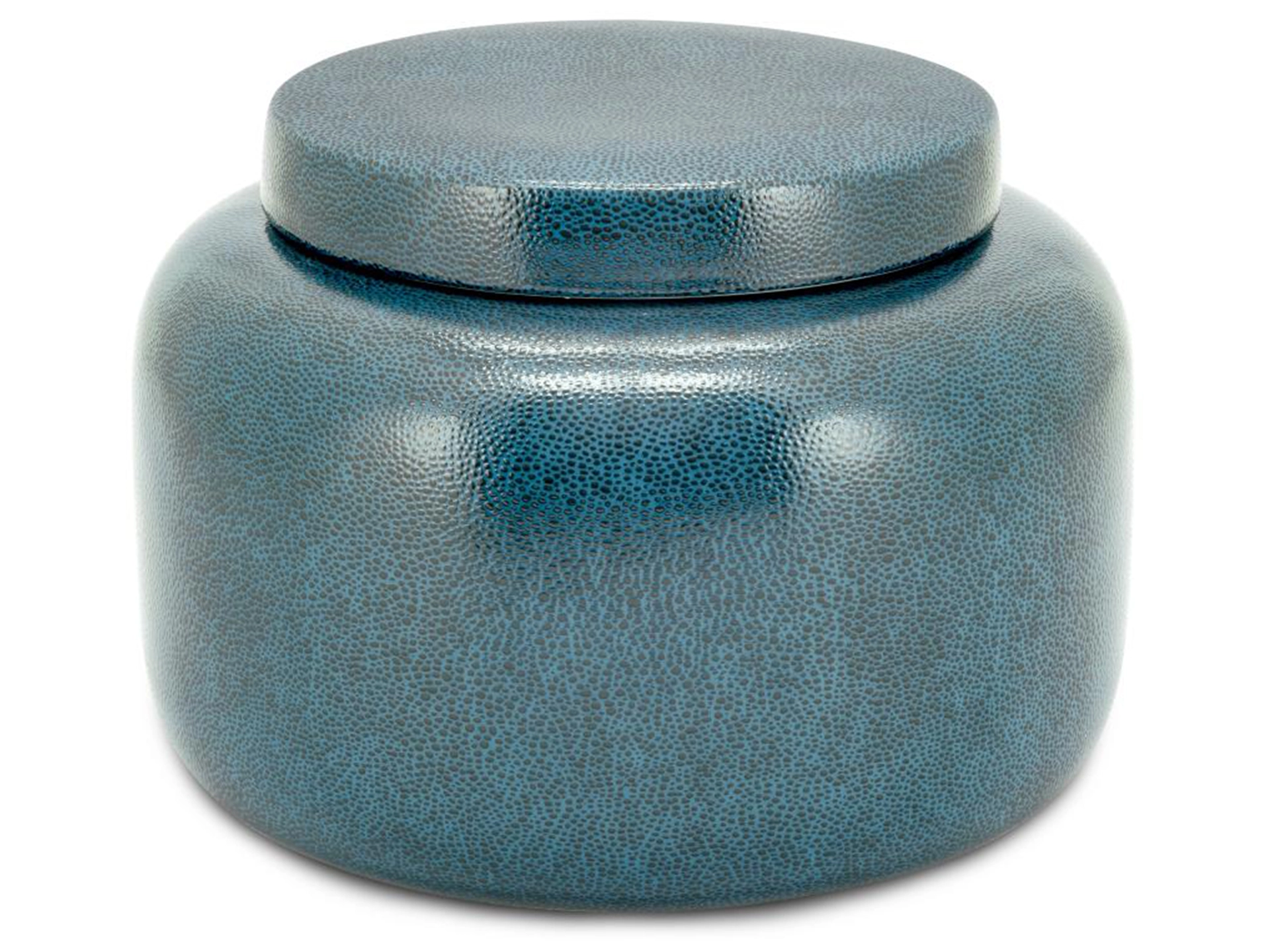 Gefäss Porzellan Blau H: 16 cm Abhika