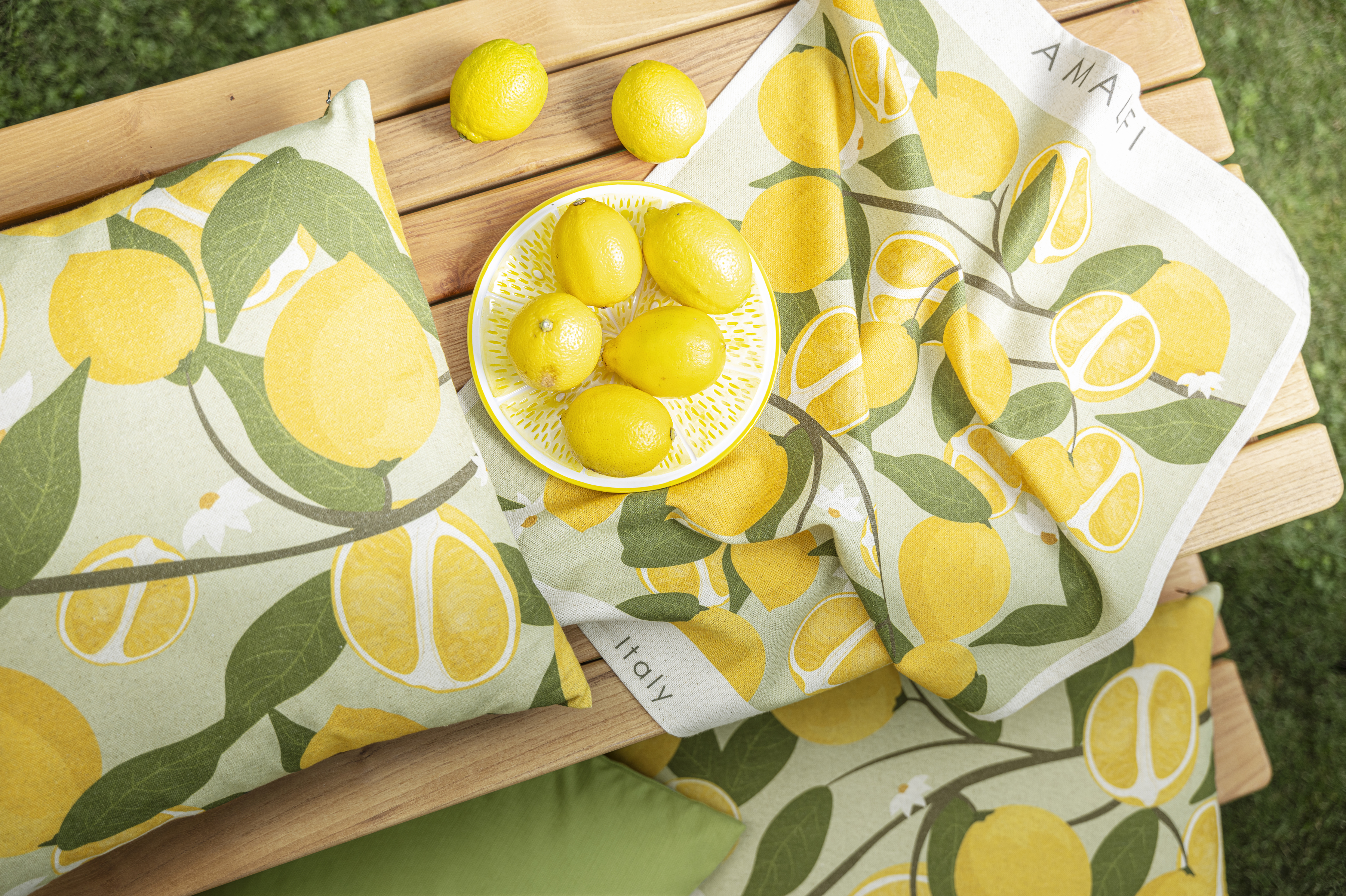 Geschirrtuch Citron, Gelb B: 50 cm Magma