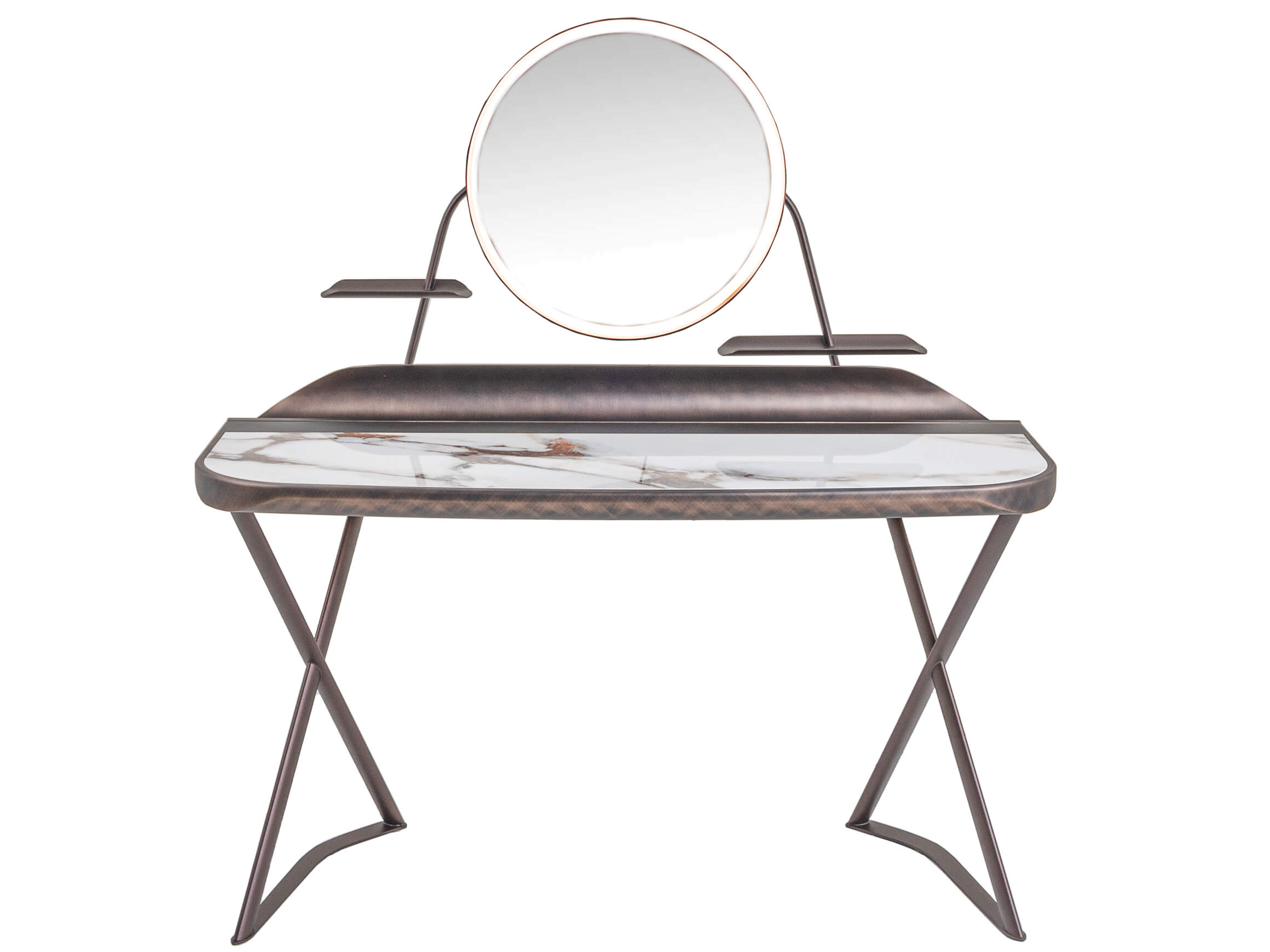 Schreibtisch Cocoon Keramik Cattelan / Farbe: Bronze