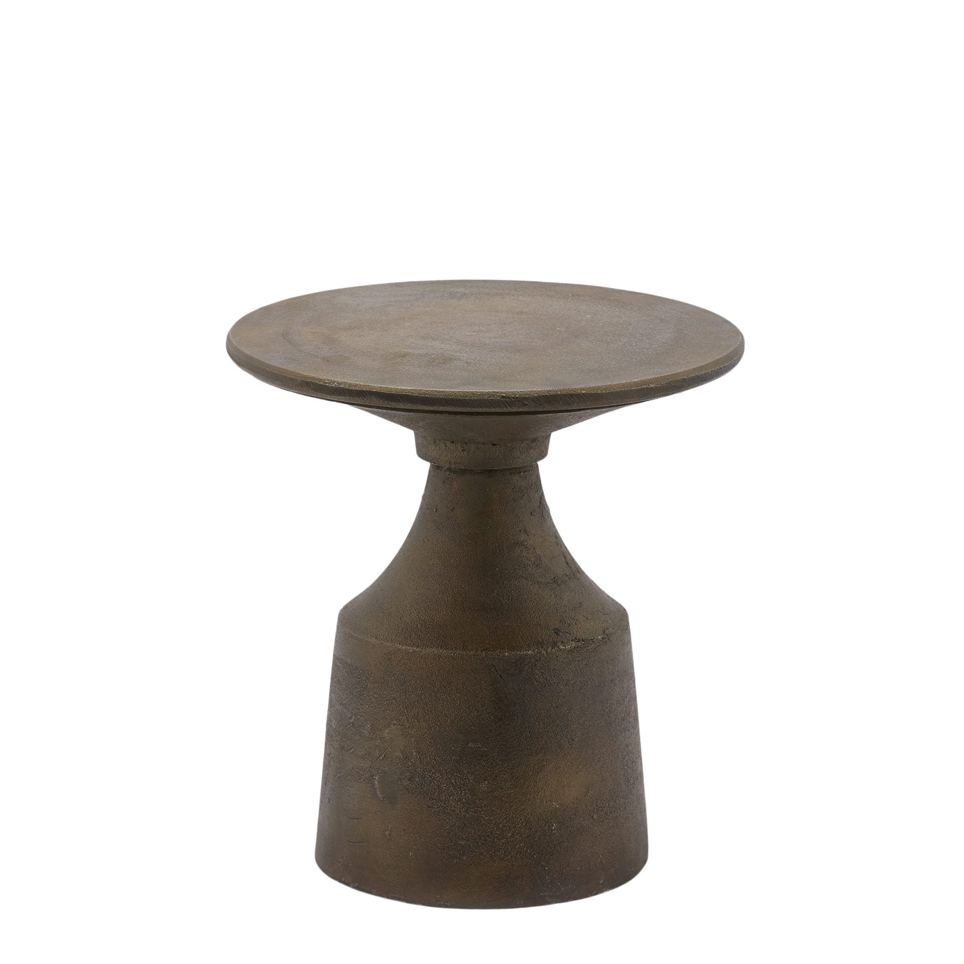 Beistelltisch Metall Altgold B: 32 cm Edg