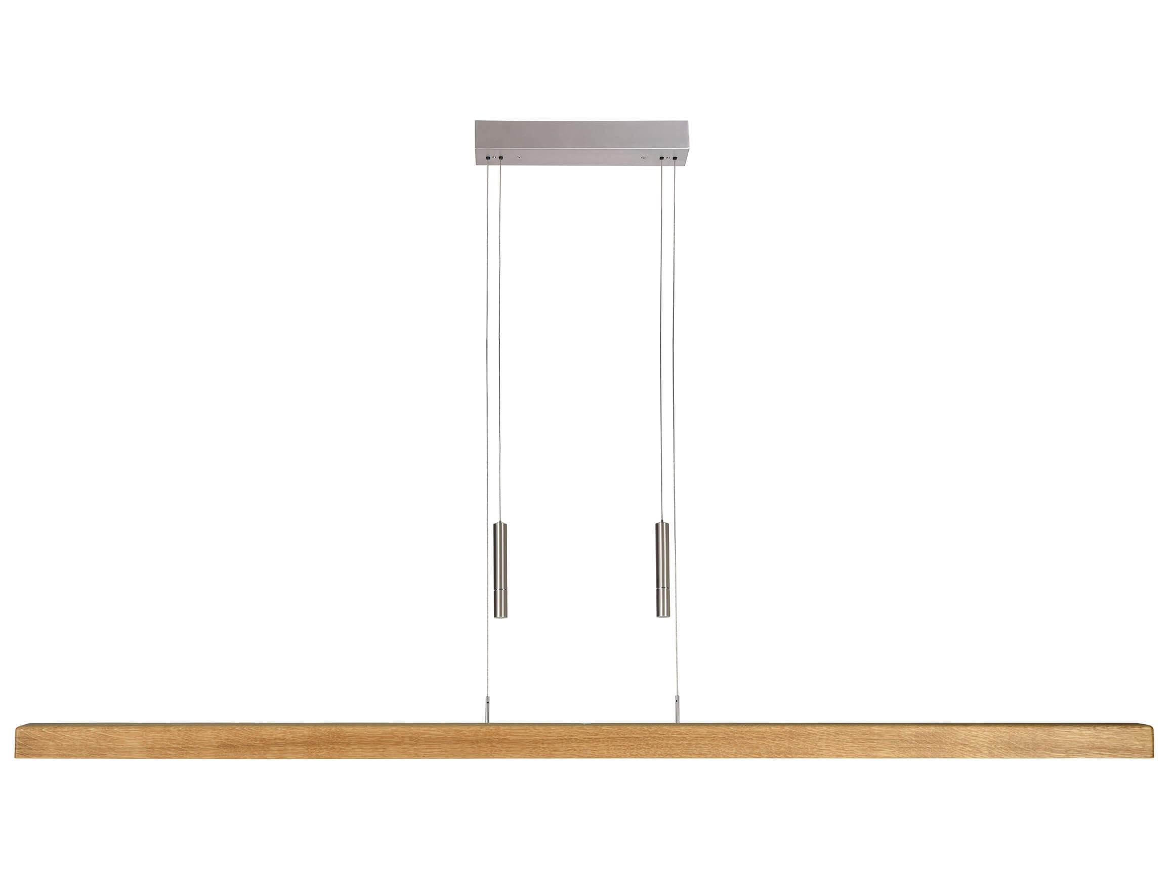 Balkenlampe Leana b: 160cm Nickel Matt Gebürstet