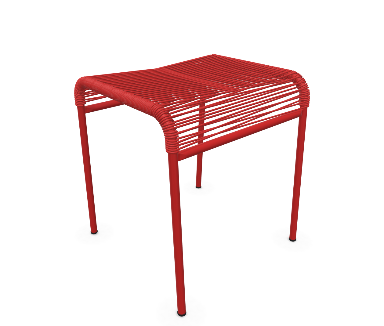 Schaffner Spaghetti-1er-Hocker Säntis Hoch Rot | Schubiger Möbel