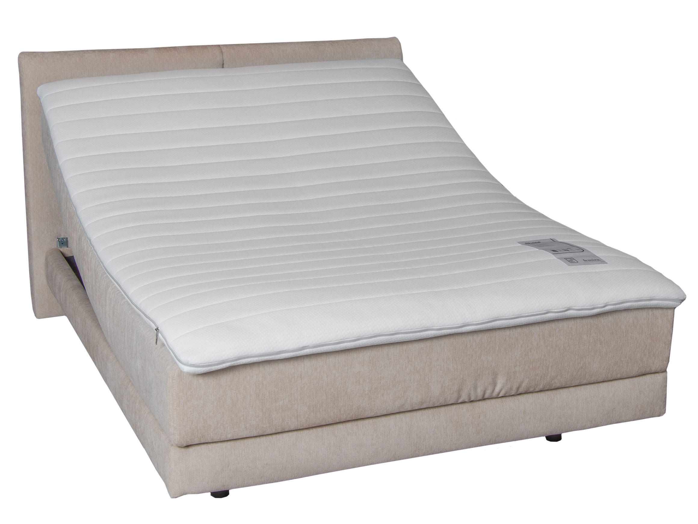Boxspringbett Fremont Creme Beige Femira