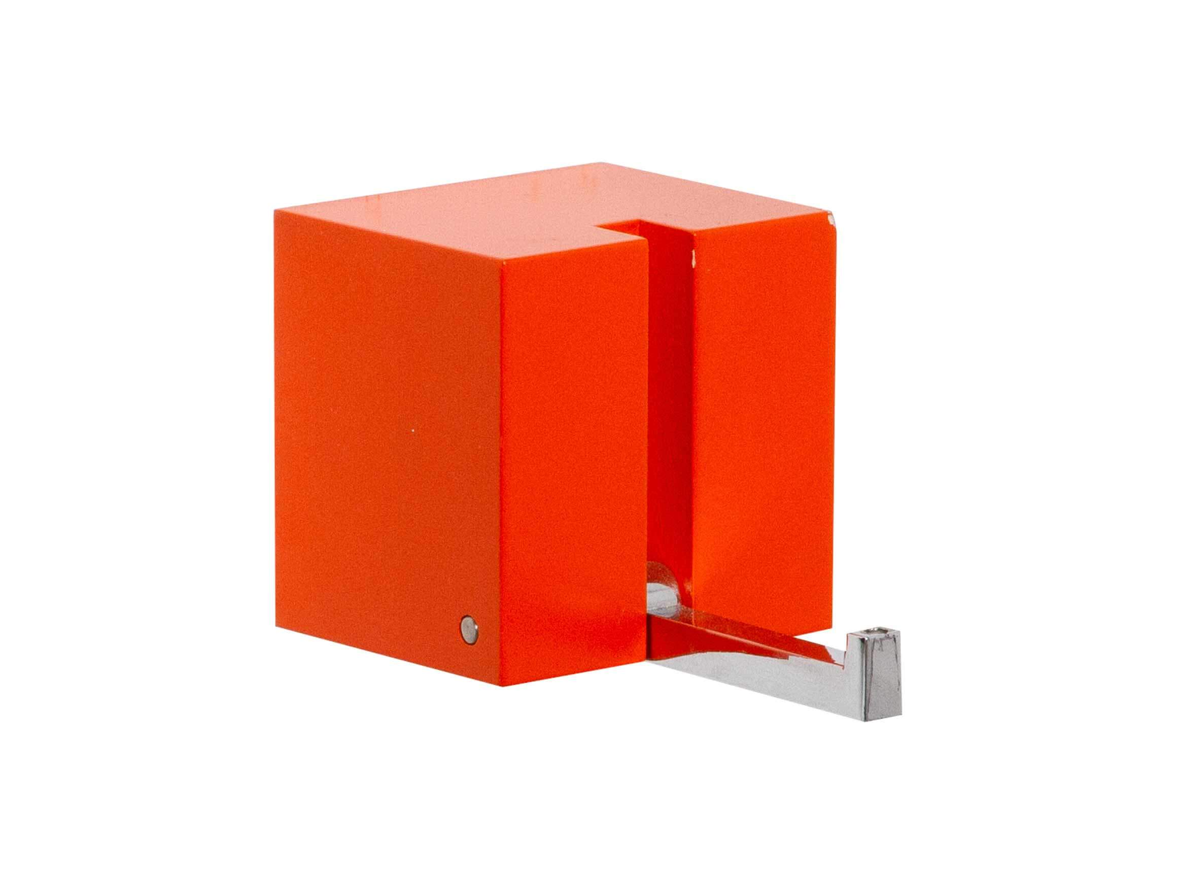 Klapphaken Ancora, Lack Orange, Gussteil Verchromt