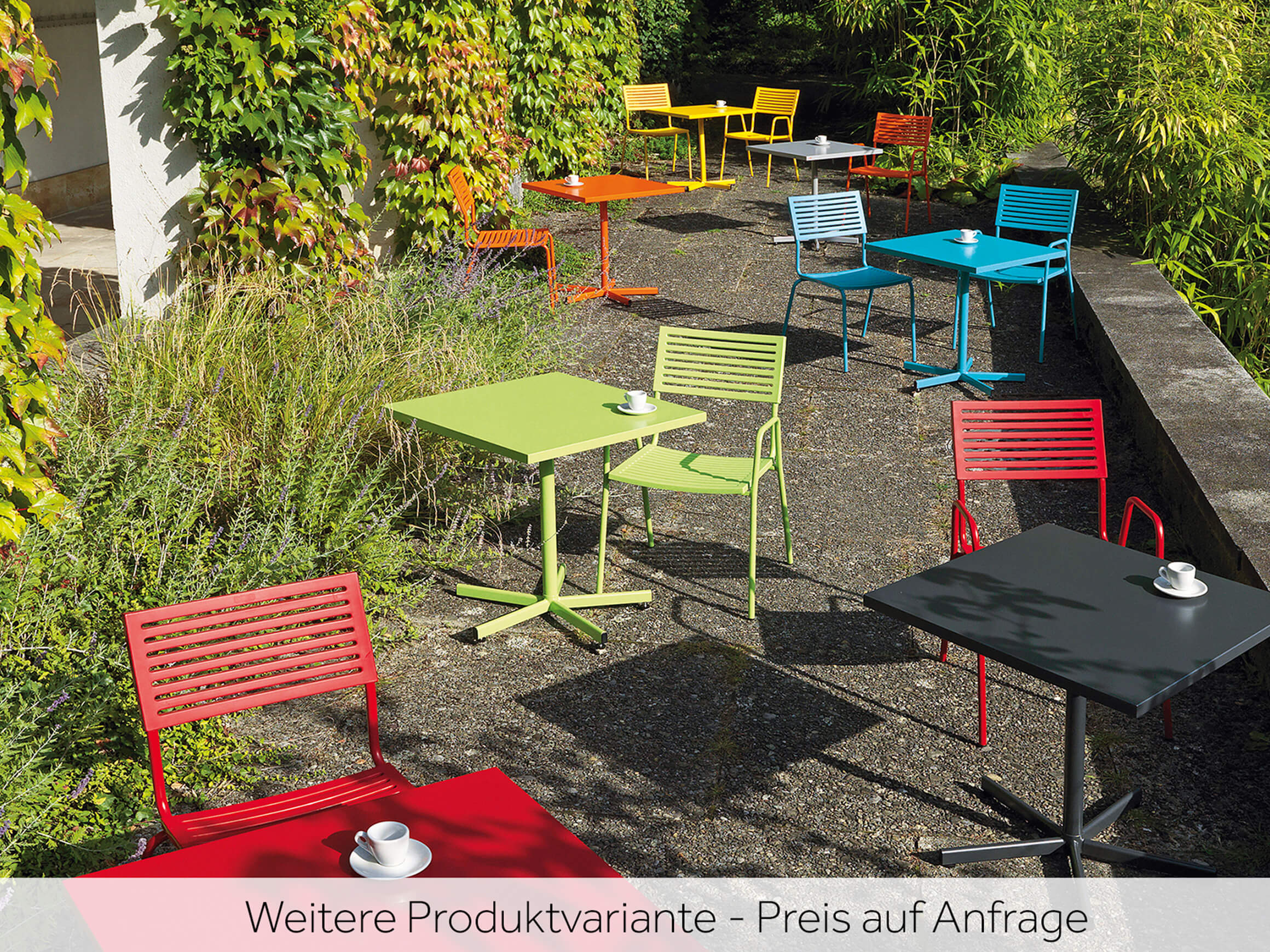 Gartenstuhl Lamello ohne Armlehne Schaffner / Farbe: Hellgrün