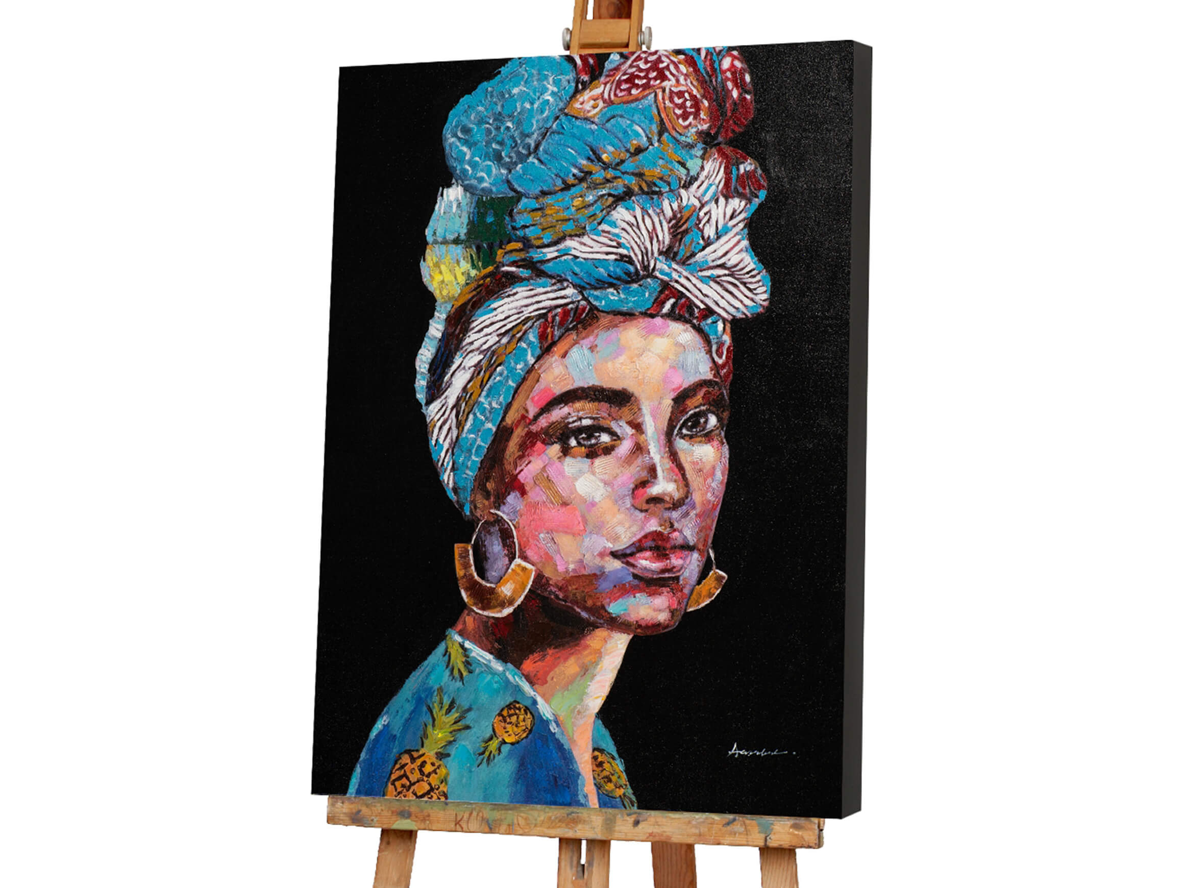 Bild Schönheit mit Blauem Turban 2 image LAND