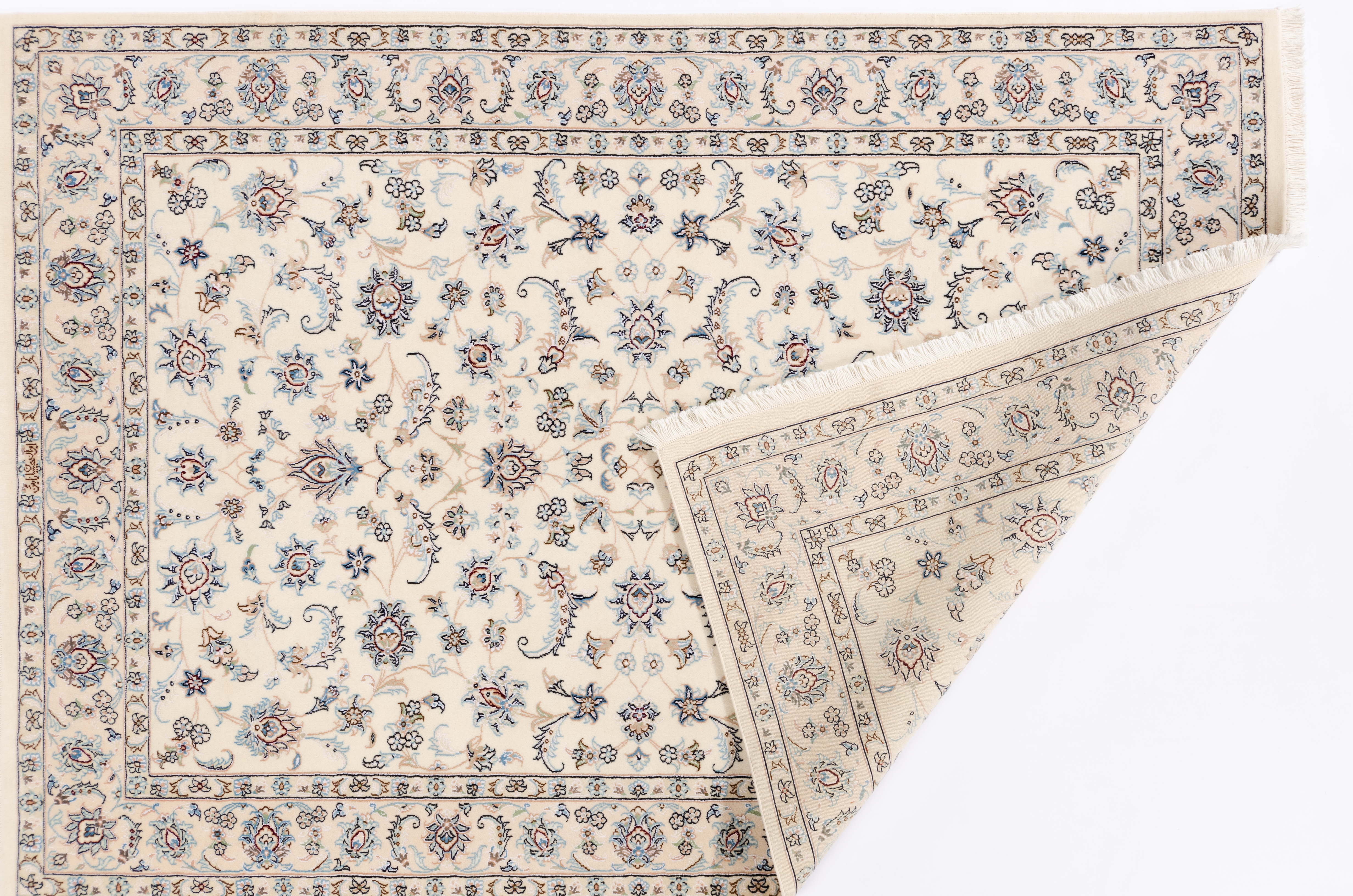 Klassischer Teppich Nain Negra/ Farbe: Orange / Masse (BxT) :136x196 cm